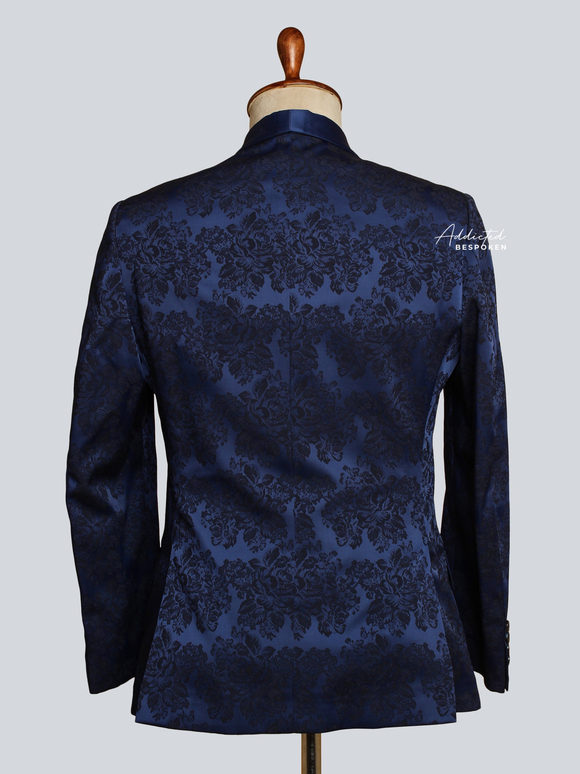 Blue Brocade Blazer(CLS)