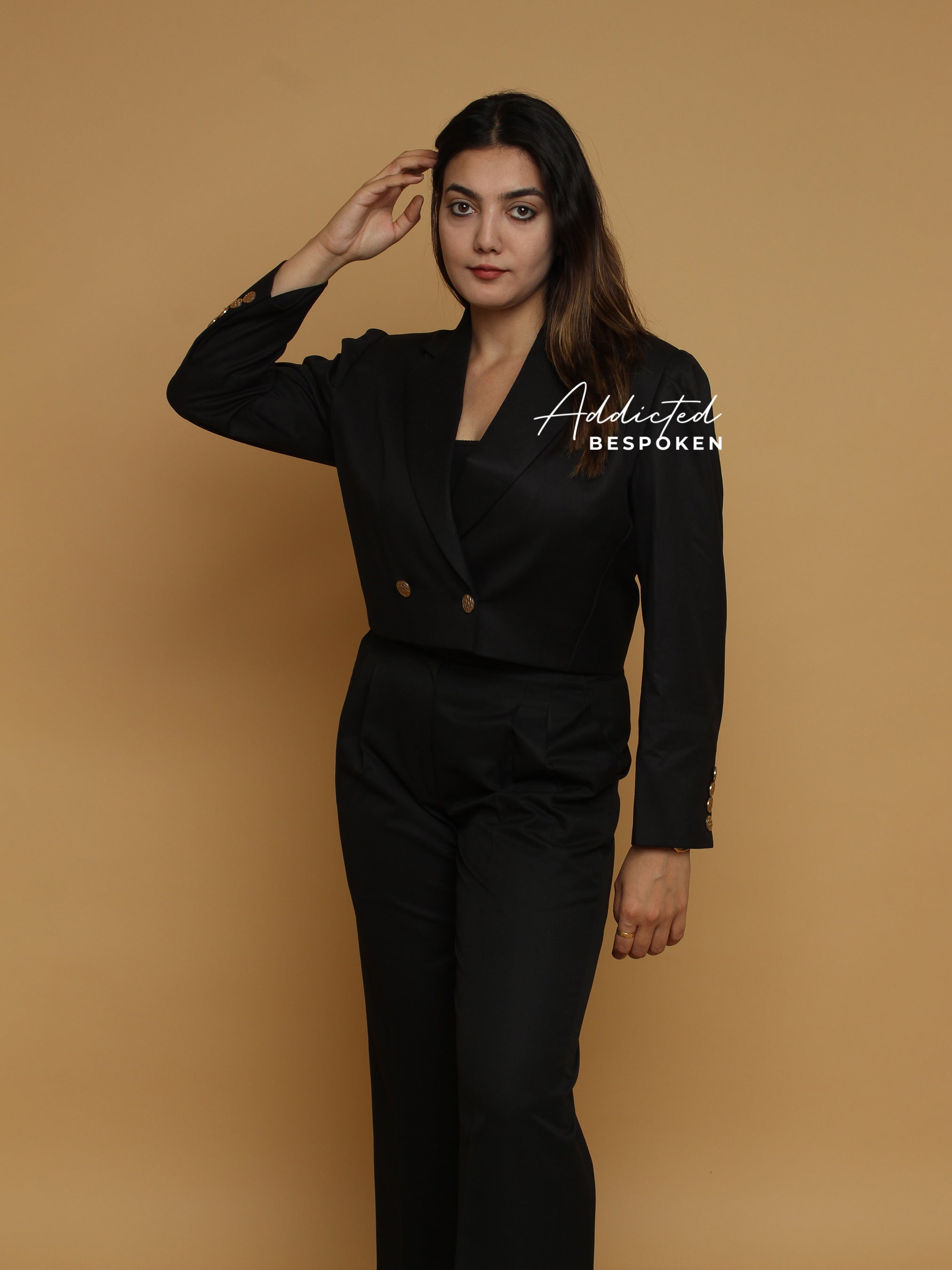 Midnight Crop Blazer & Pant(CLS)