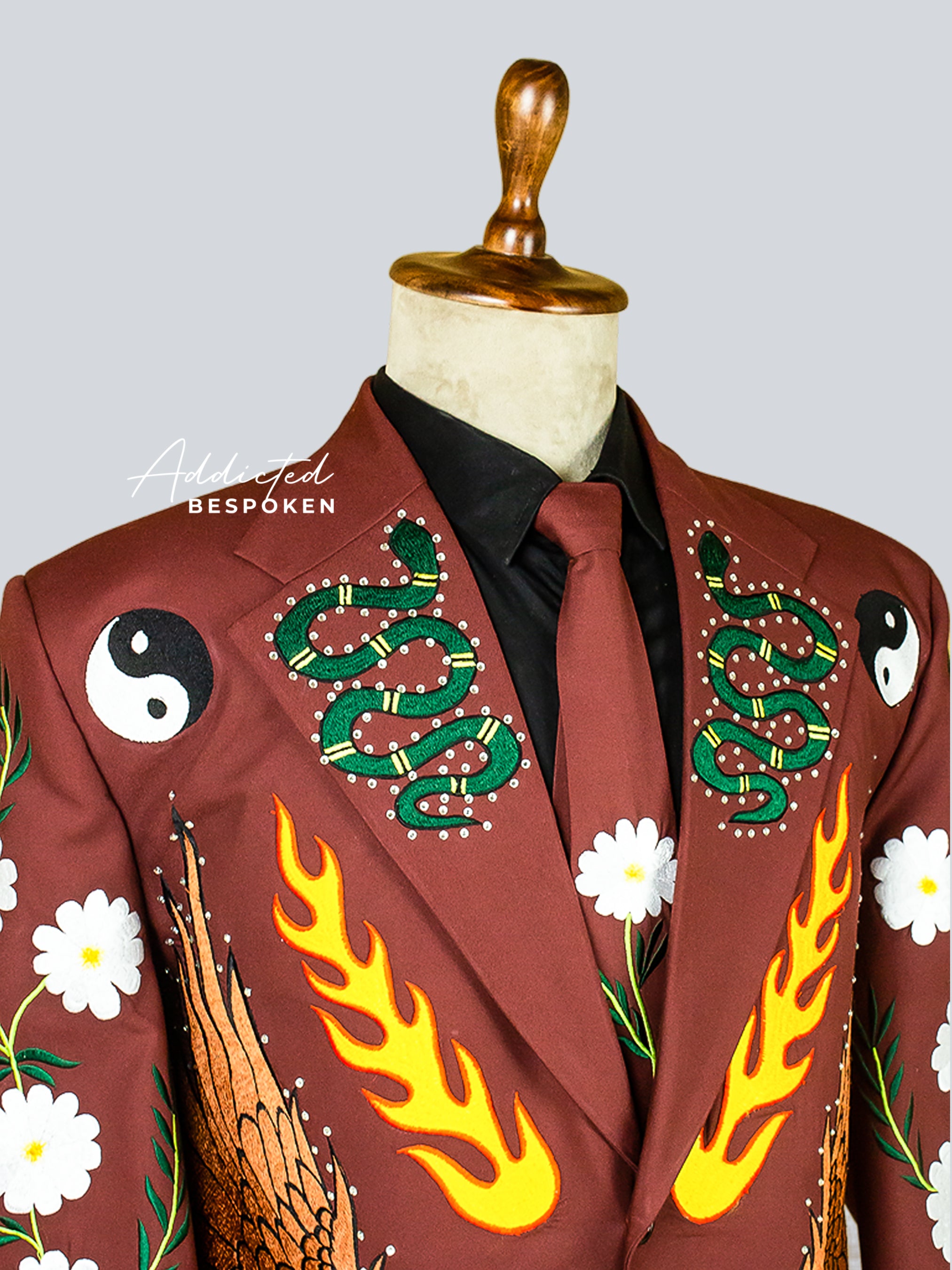 Phoenix Harmony Embroidered Suit