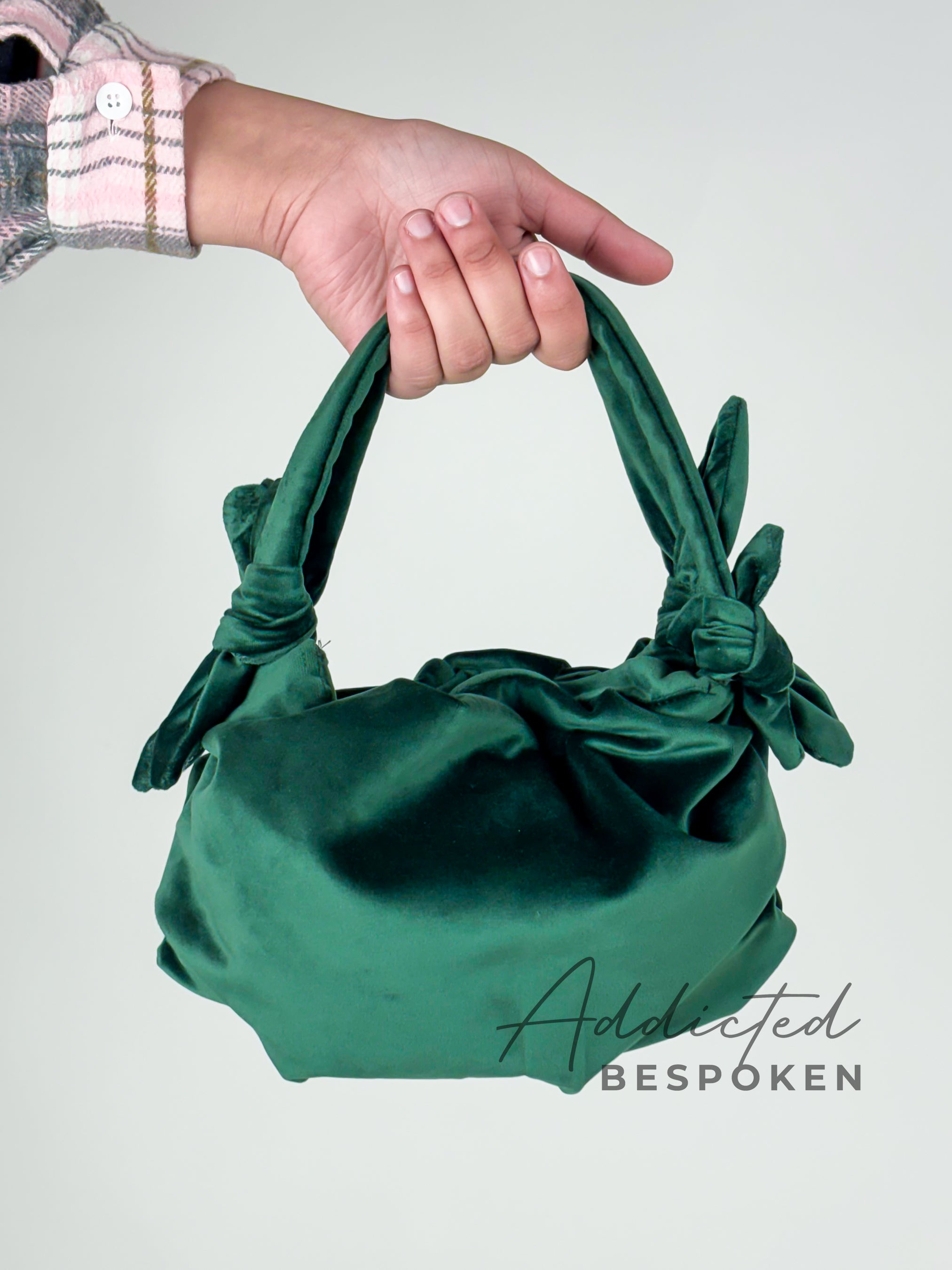 Green Furoshiki Knot Bag