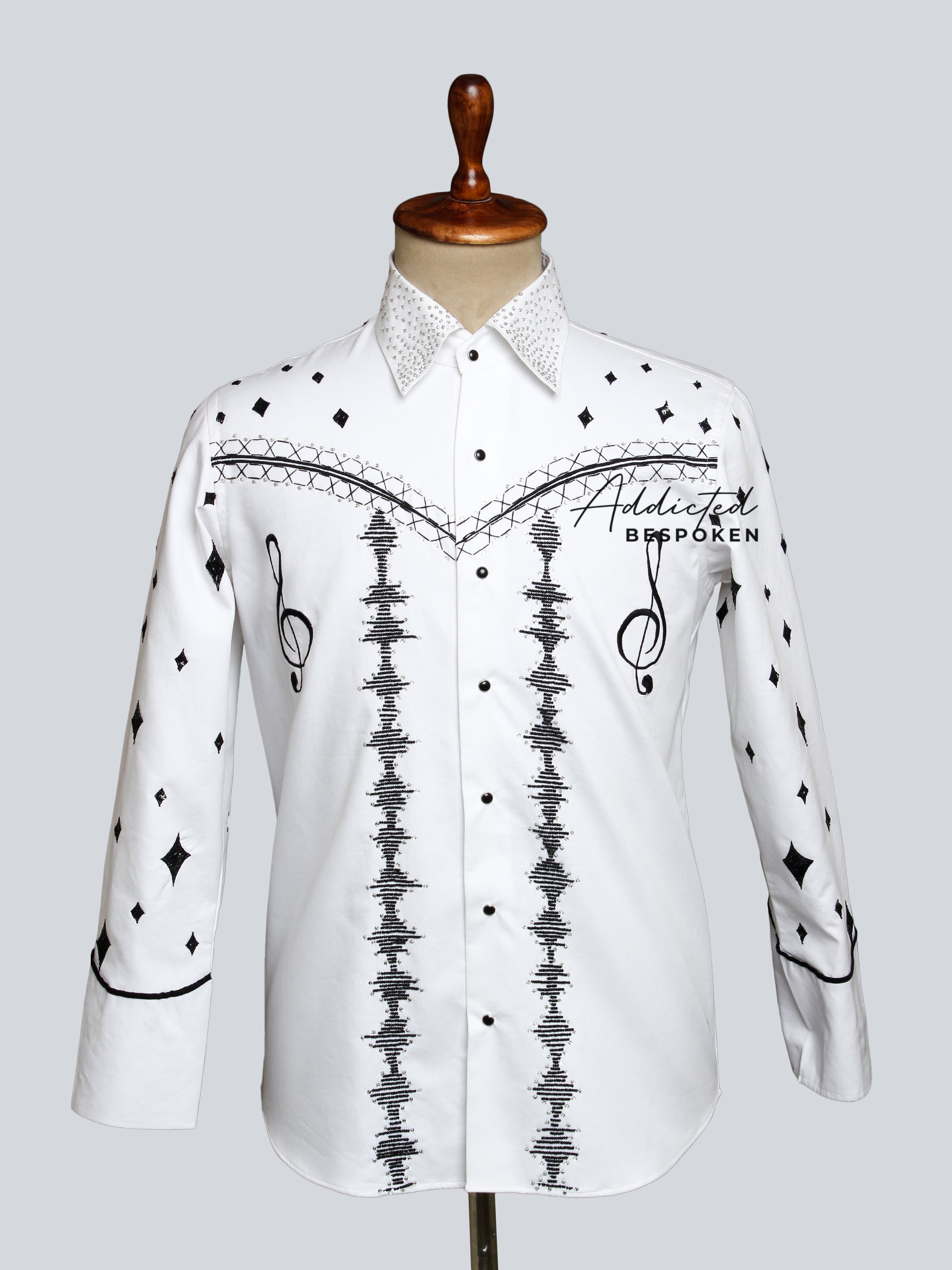 Night Symphonies Embroidered Shirt