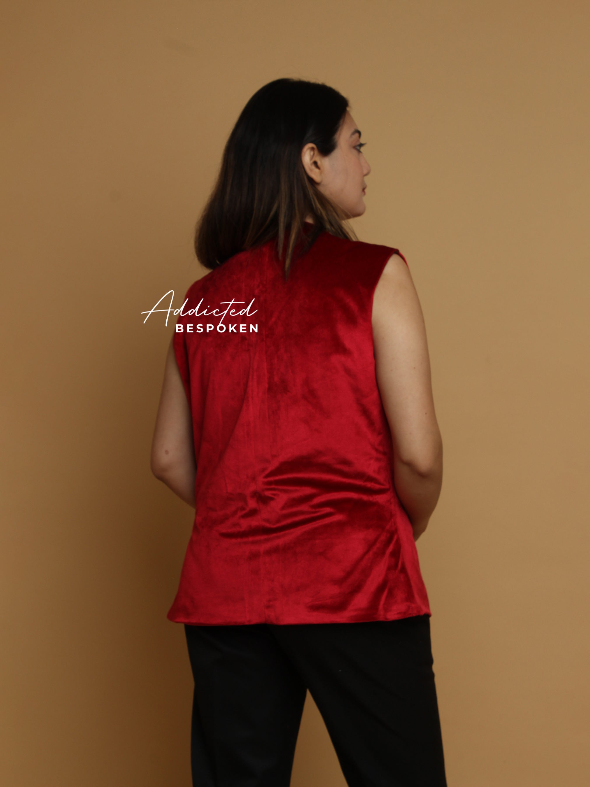 Elegant Red Waistcoat (CLS)