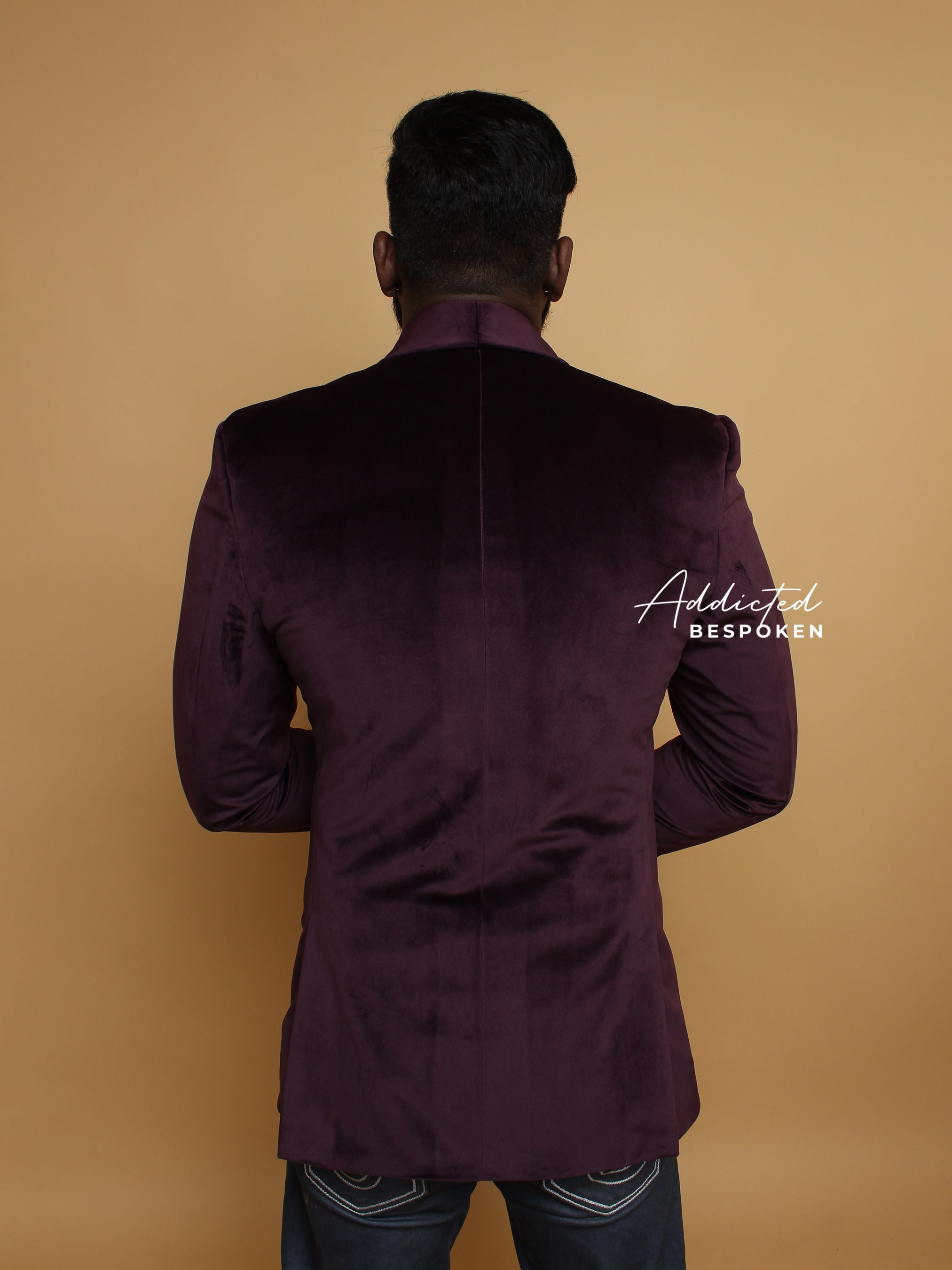 Designer Velvet Groomsmen Jacket