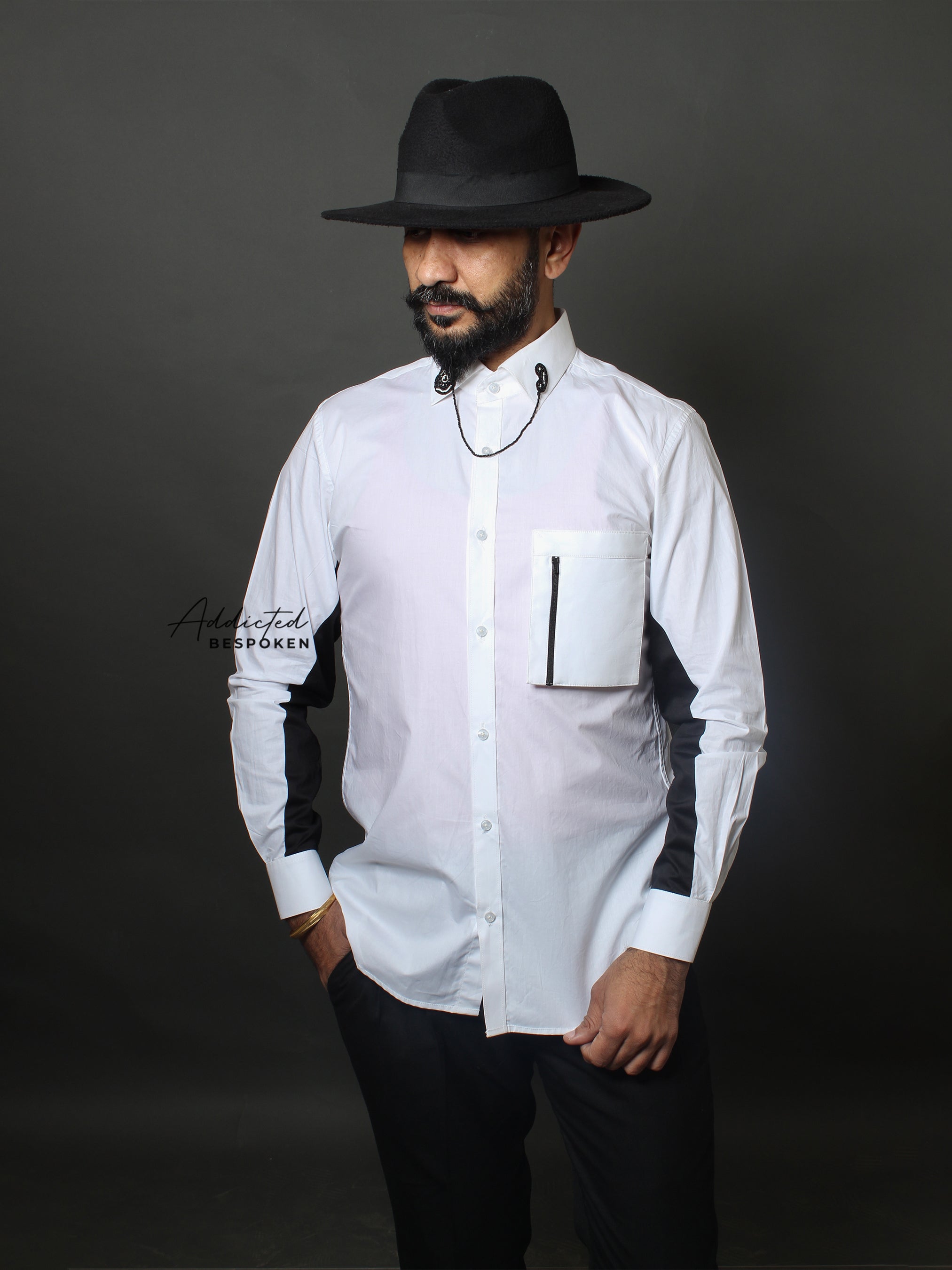 Bicolor Cotton Shirt