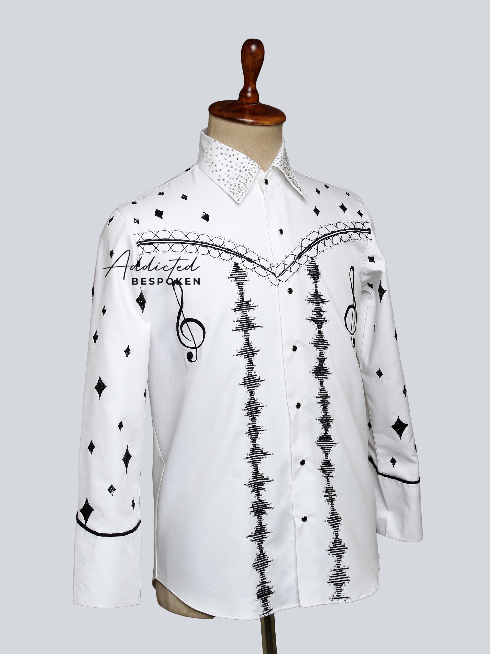 Night Symphonies Embroidered Shirt