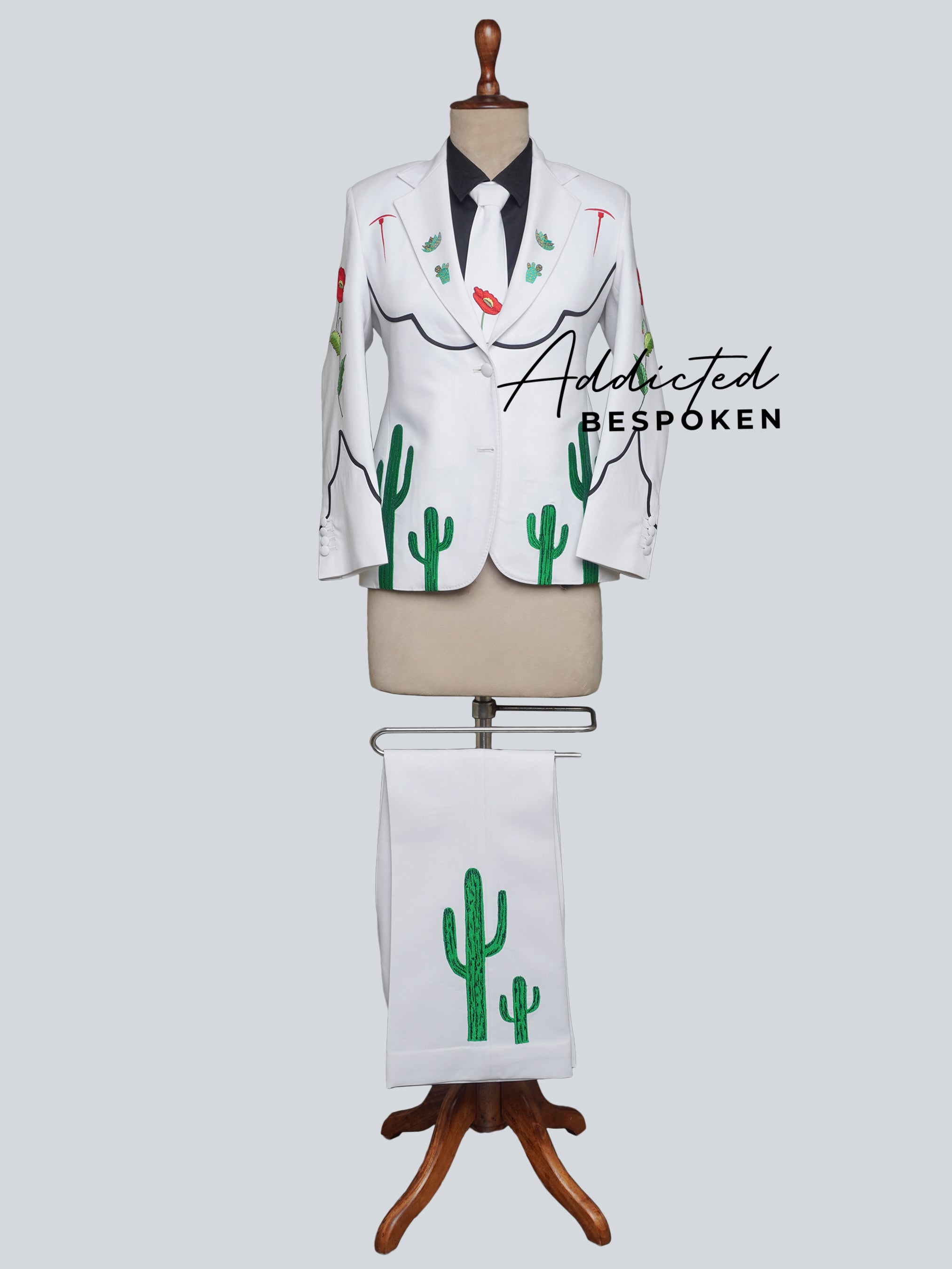 Desert Landscape-Themed Western Suit