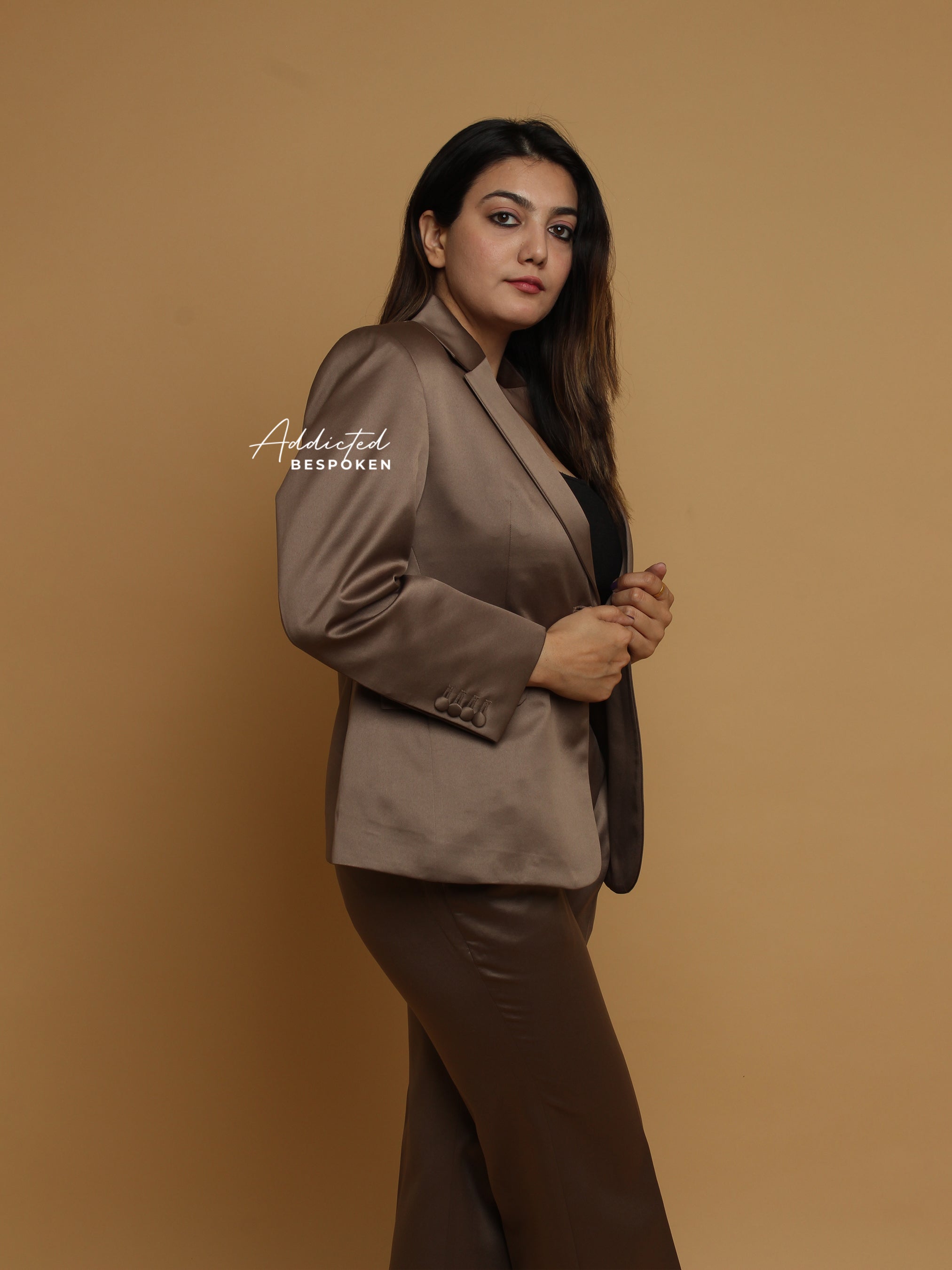 Elegant Rustic Satin Suit (CLS)