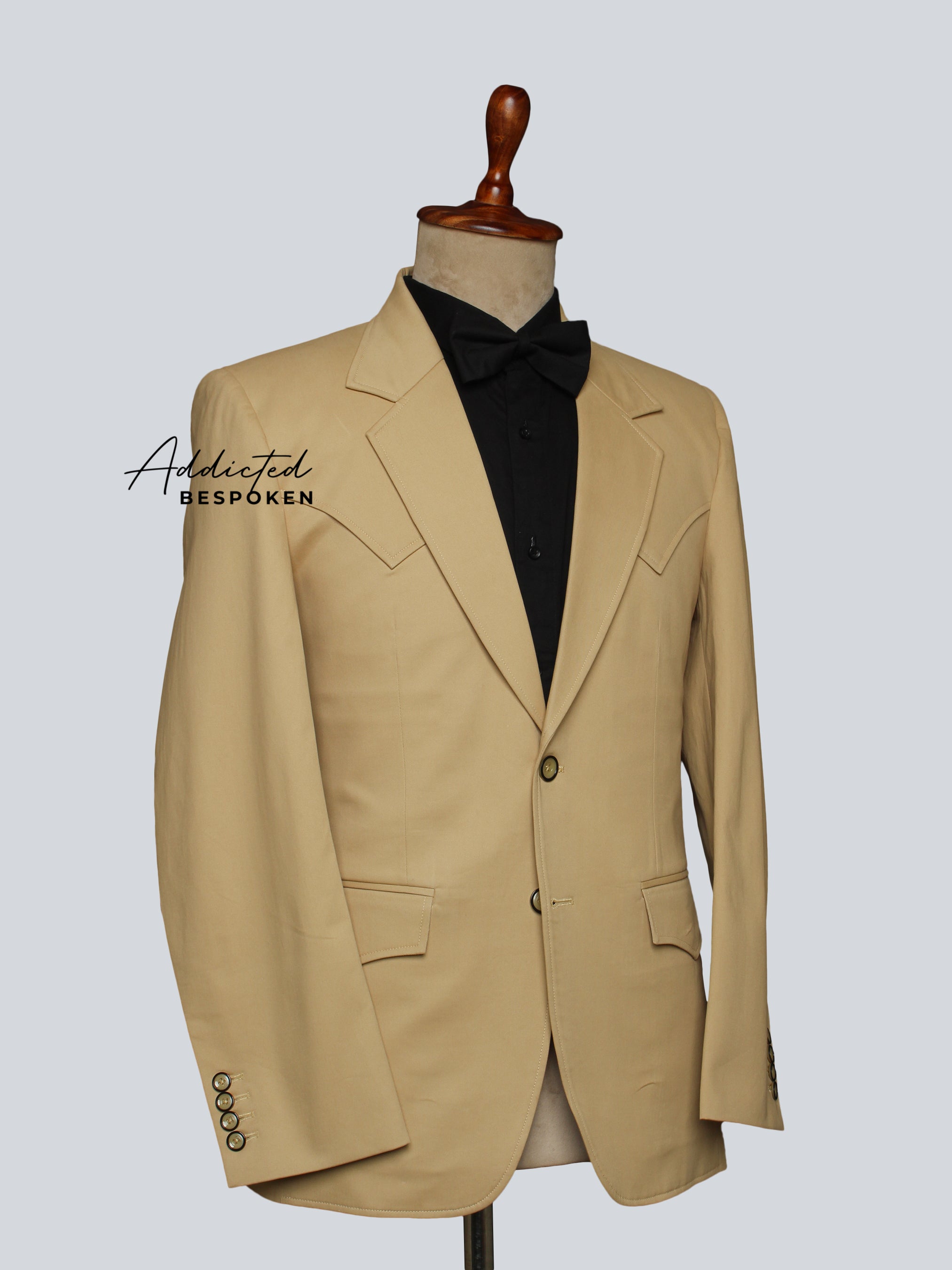 1930s Vintage Desert Sand Tailored Suit