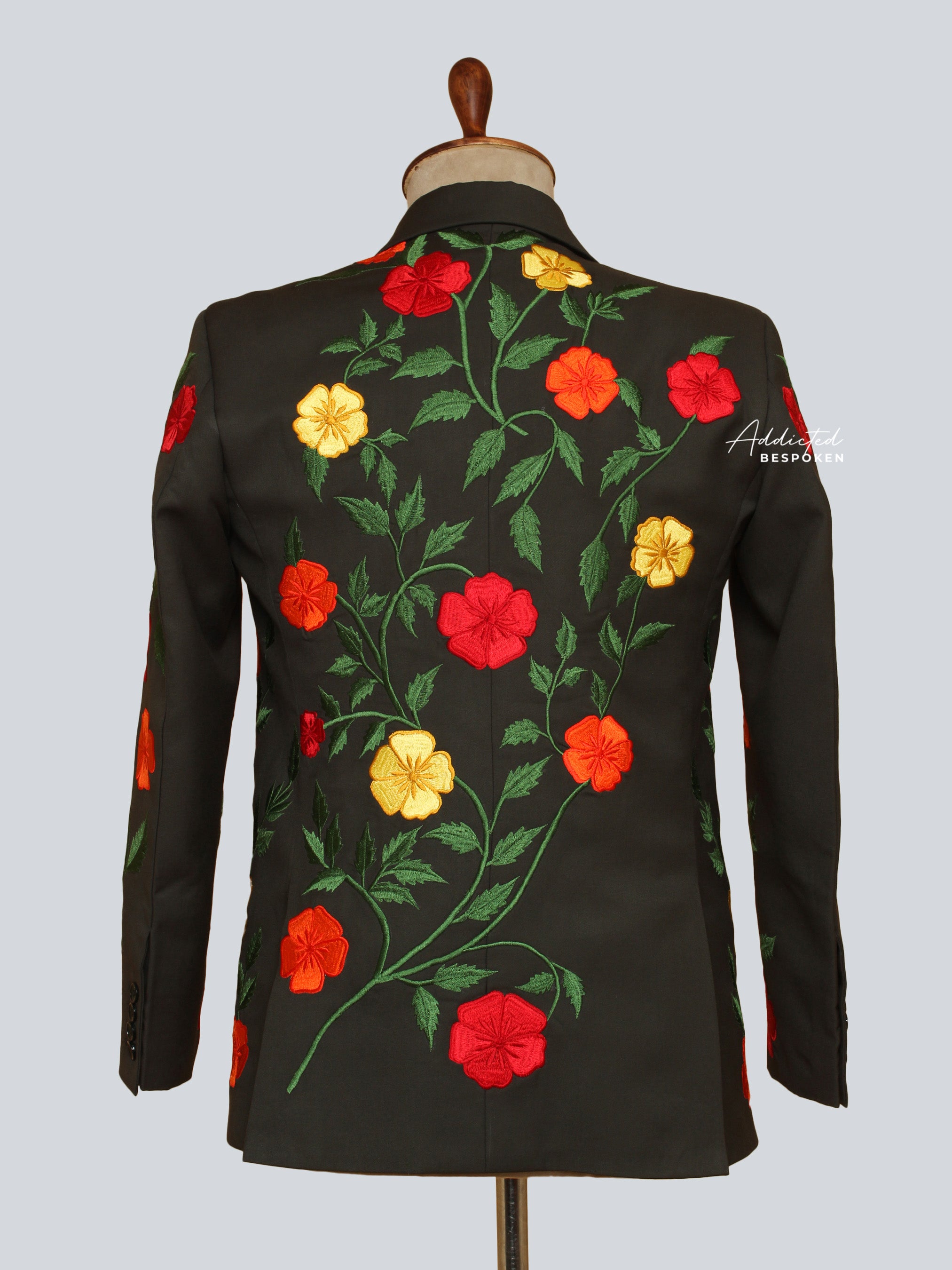 Forest Multi Floral Embroidered Blazer