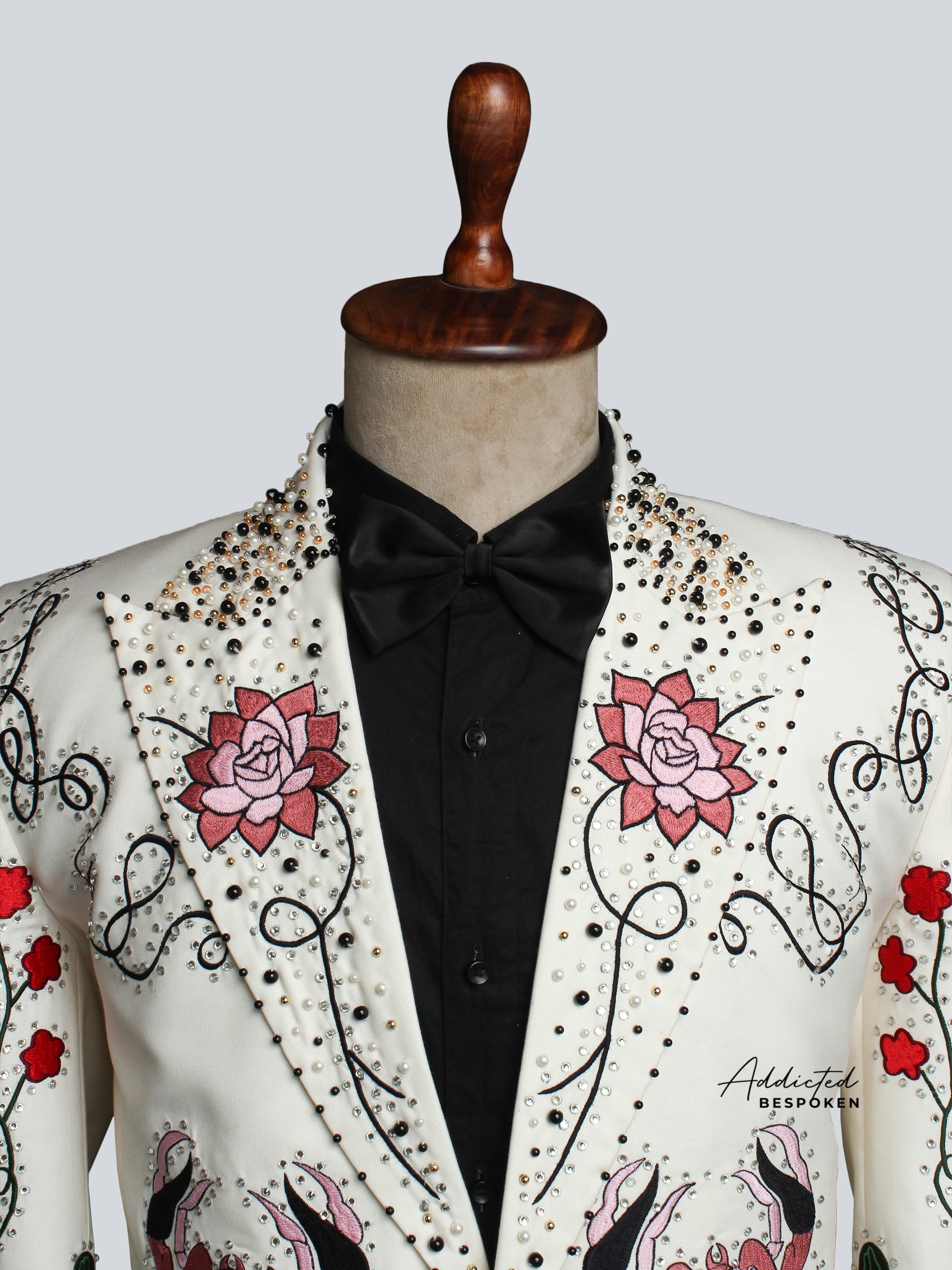 Desert Rose Embroidered Designer Jacket