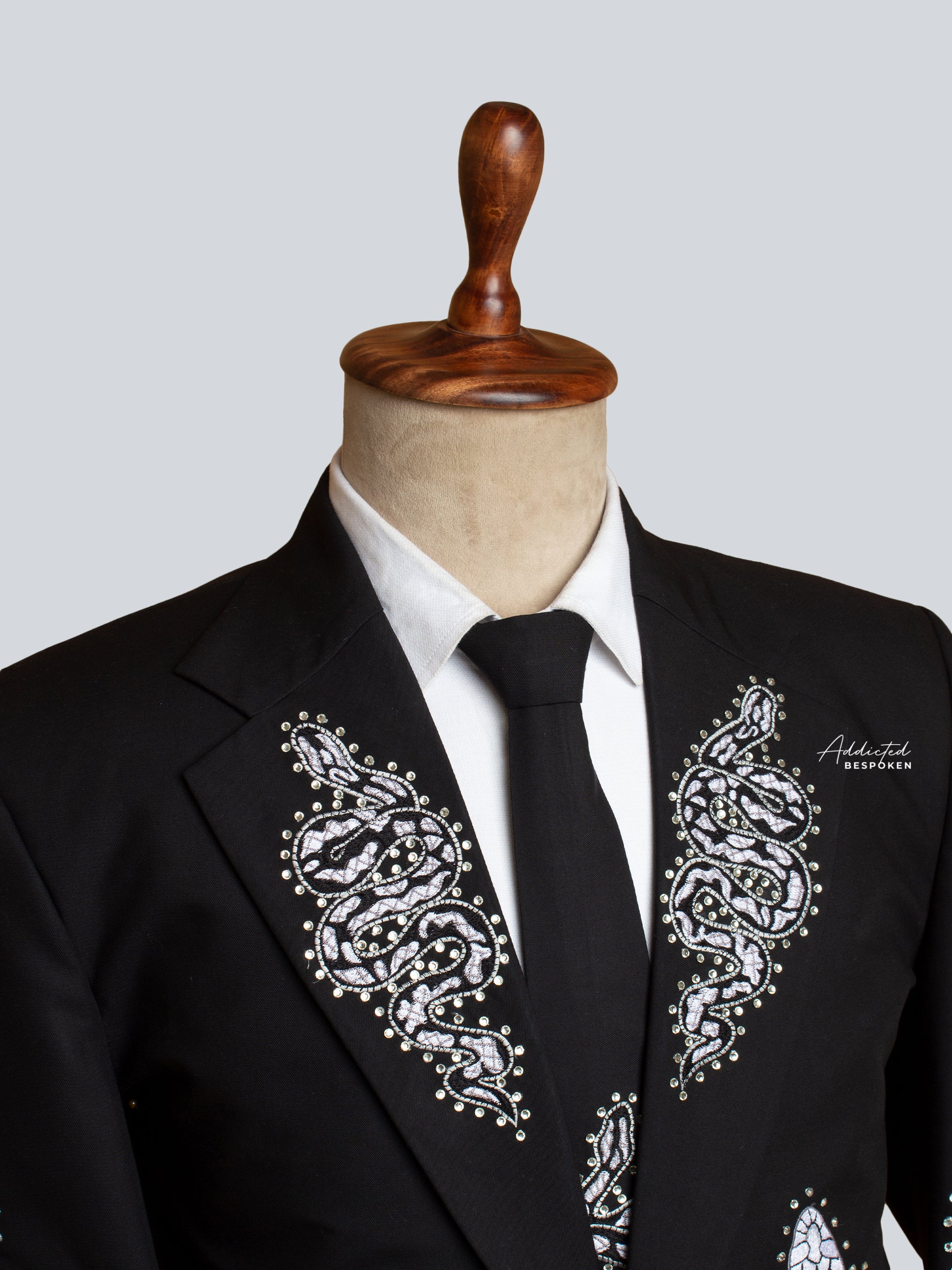 Snake Embellished Signature Suit