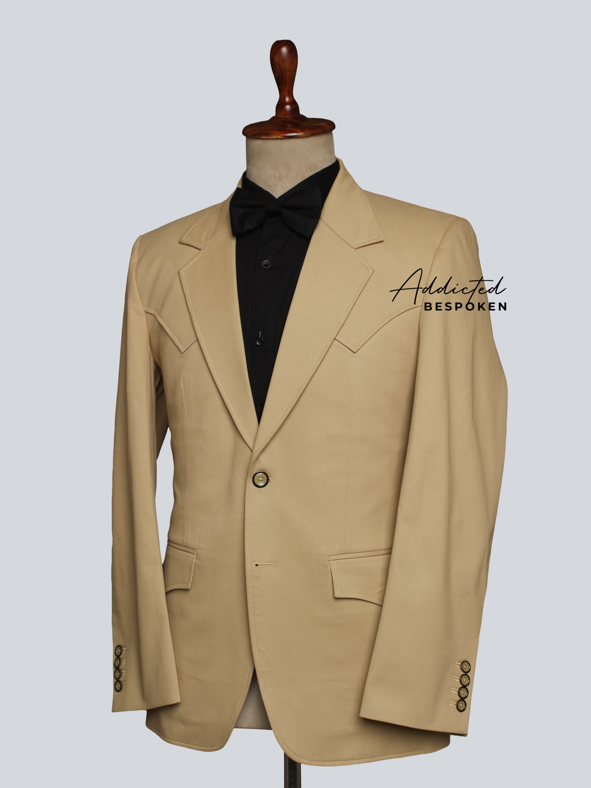 1930s Vintage Desert Sand Tailored Suit