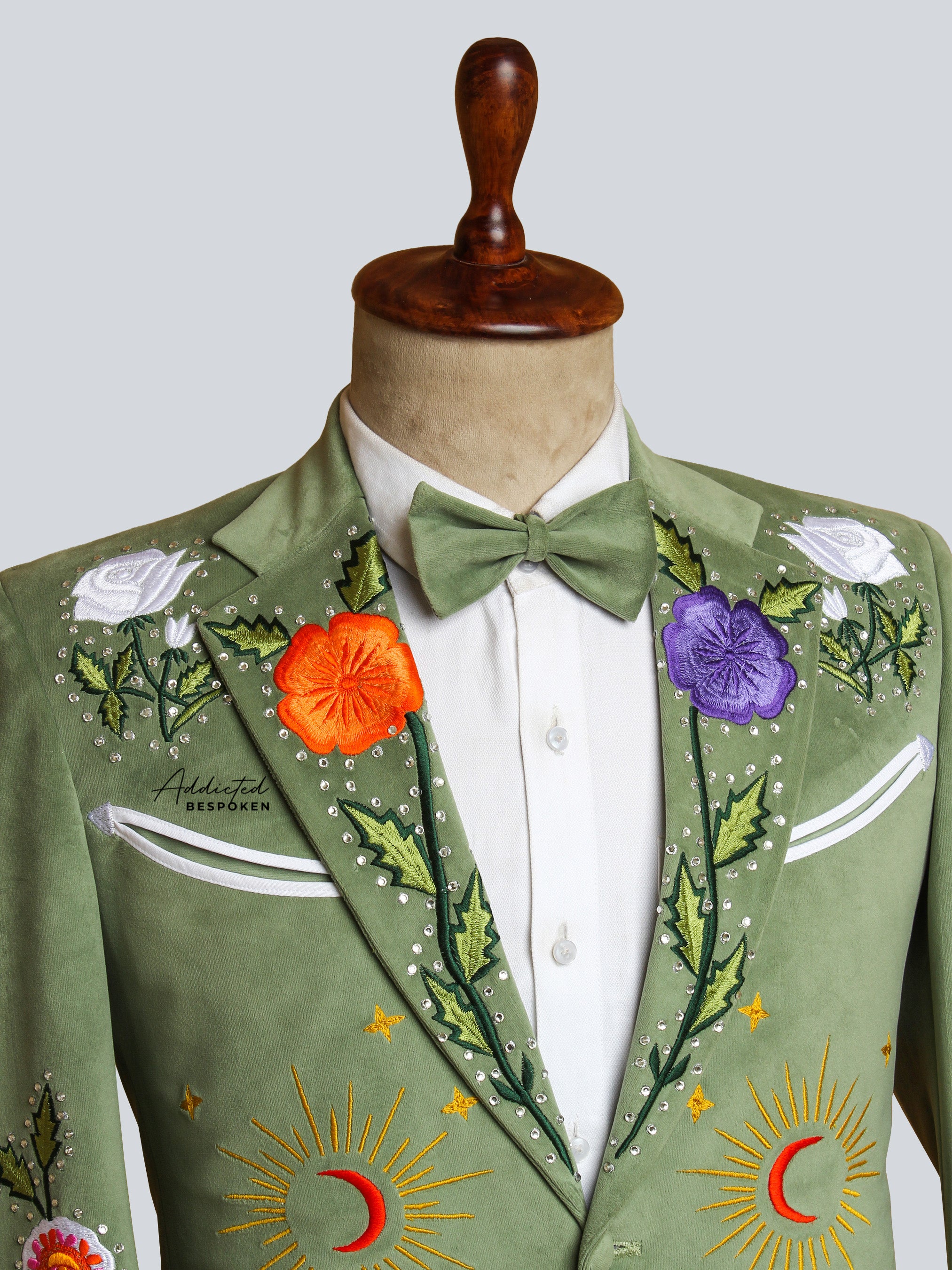 Verdant Florida Embroidered Suit