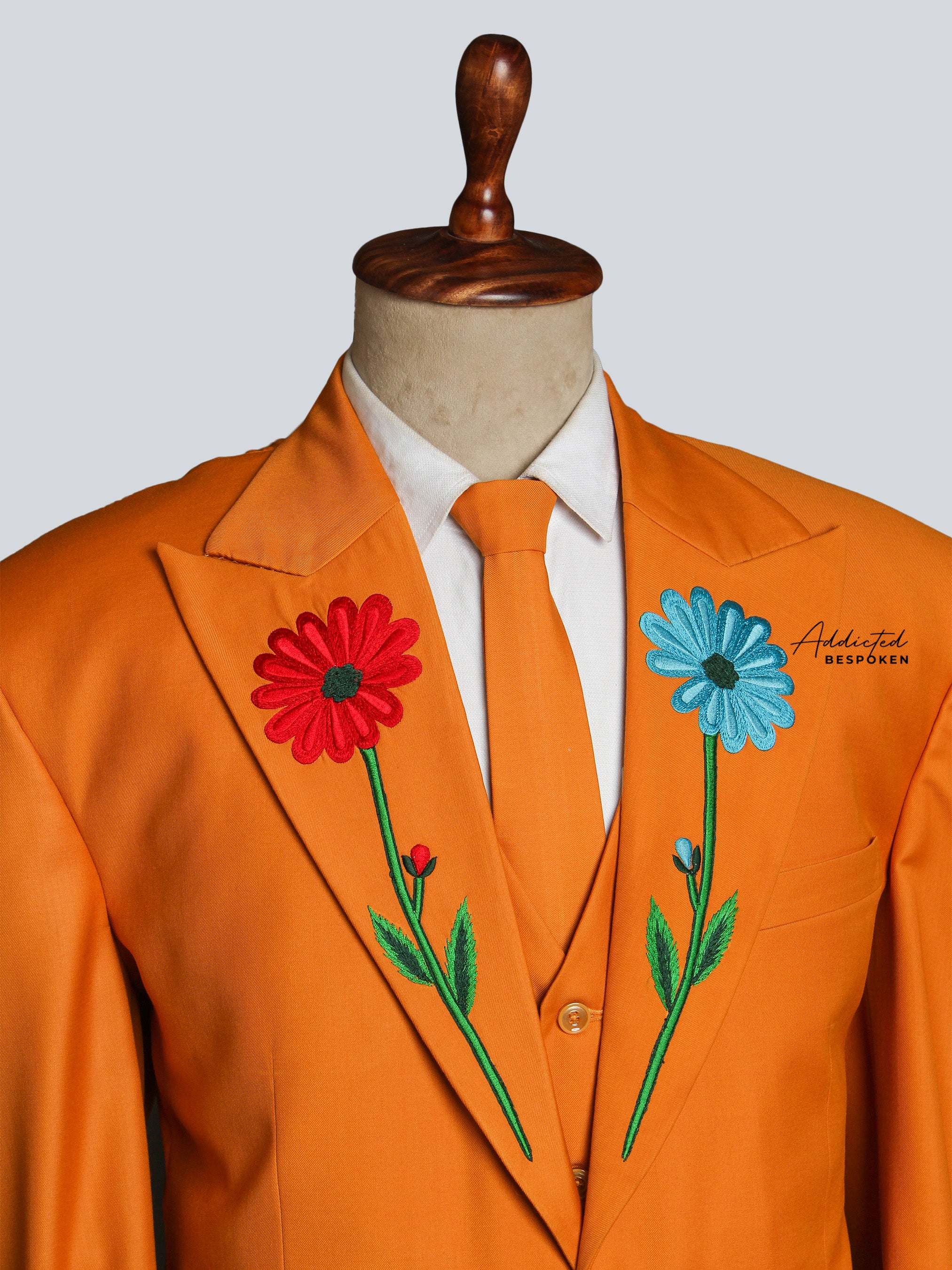 Ornate Lapel Country Western Suit