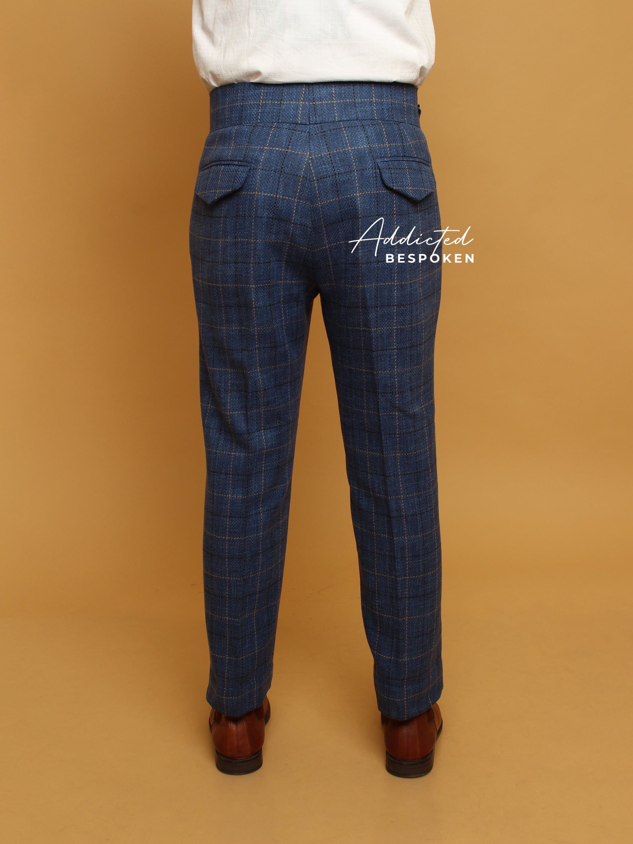 Blue Gurkha Style Trousers