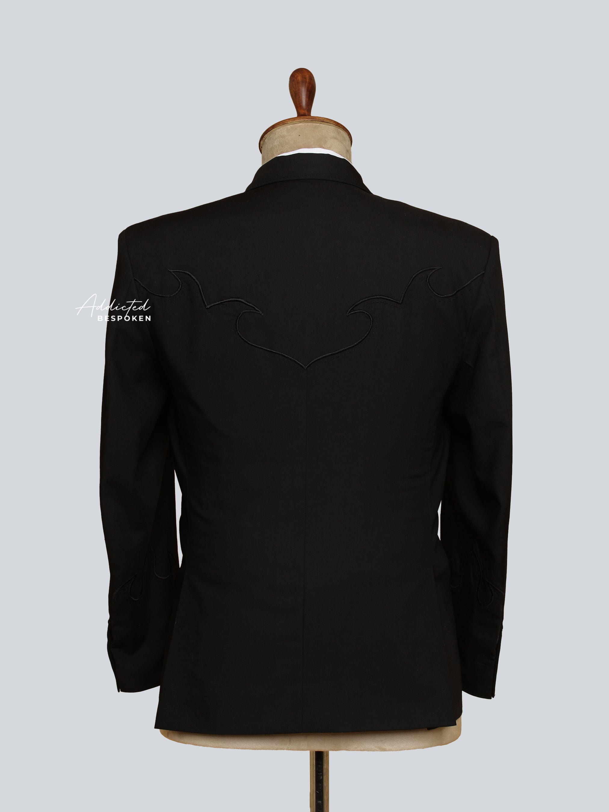 Black Peak Lapel Suit