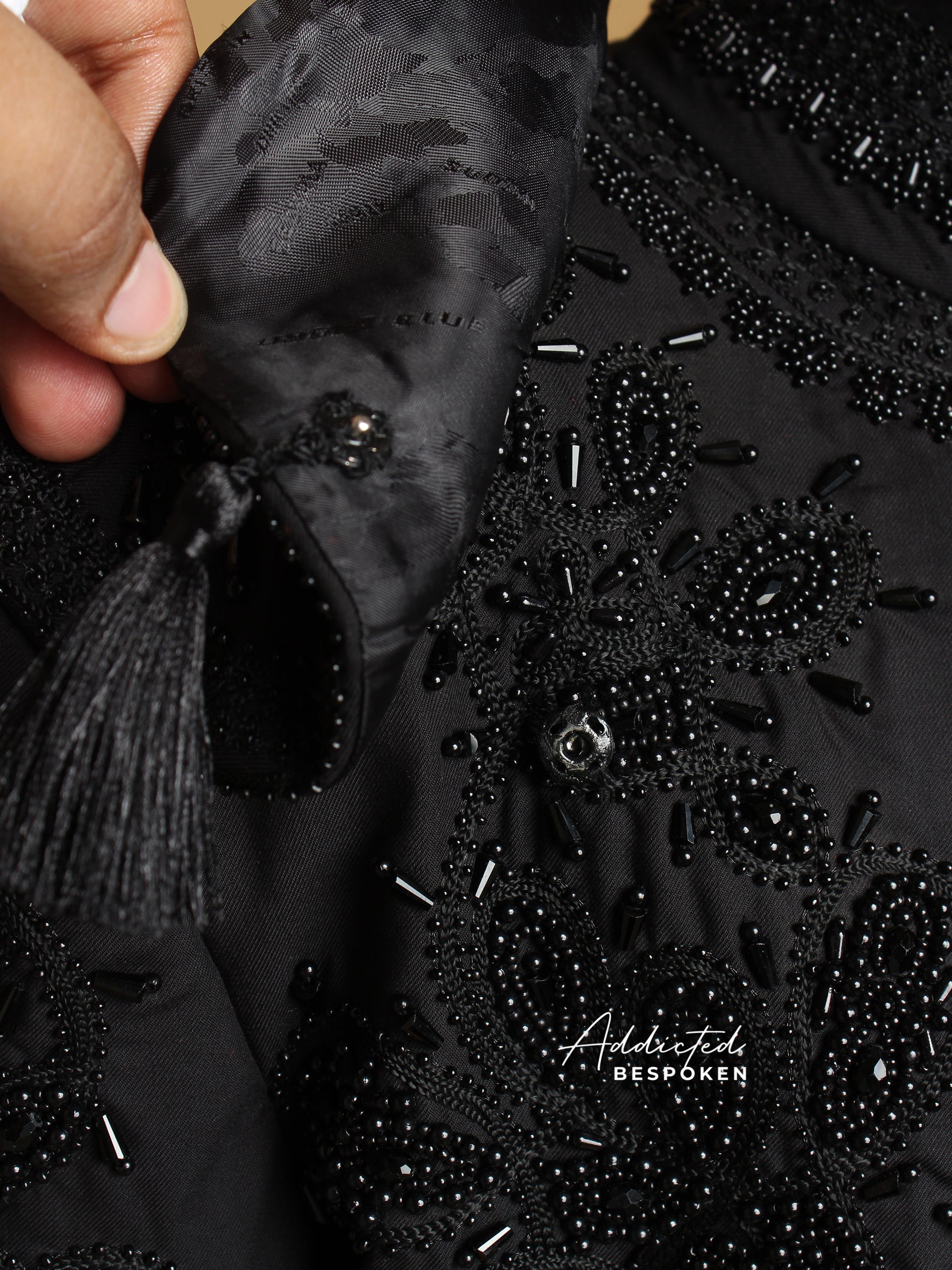 Black Embroidered Matador Jacket