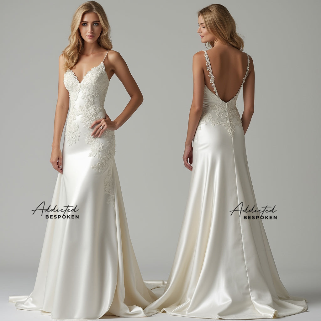 Ember Bloom Lace Gown