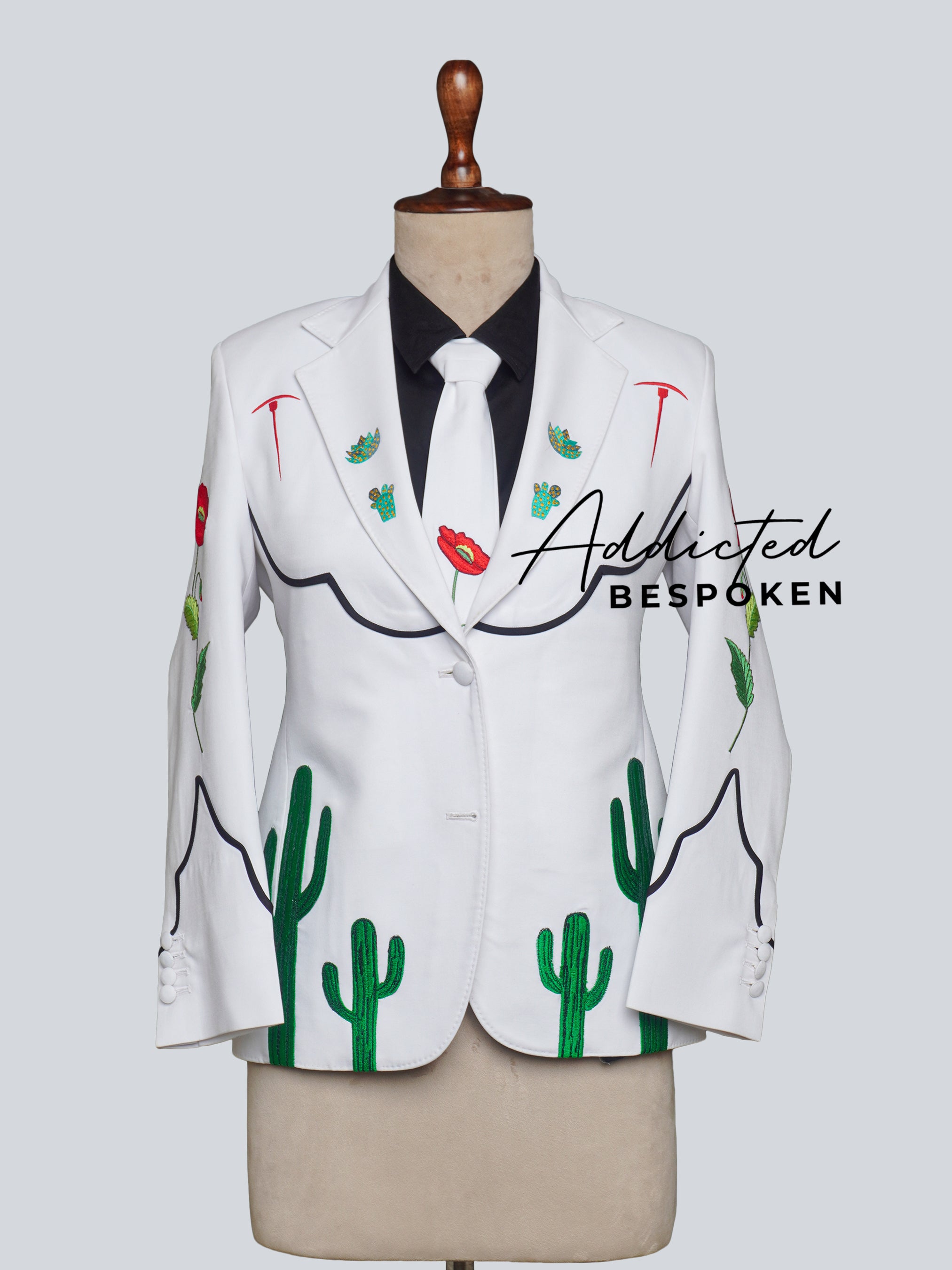 Desert Landscape-Themed Western Suit