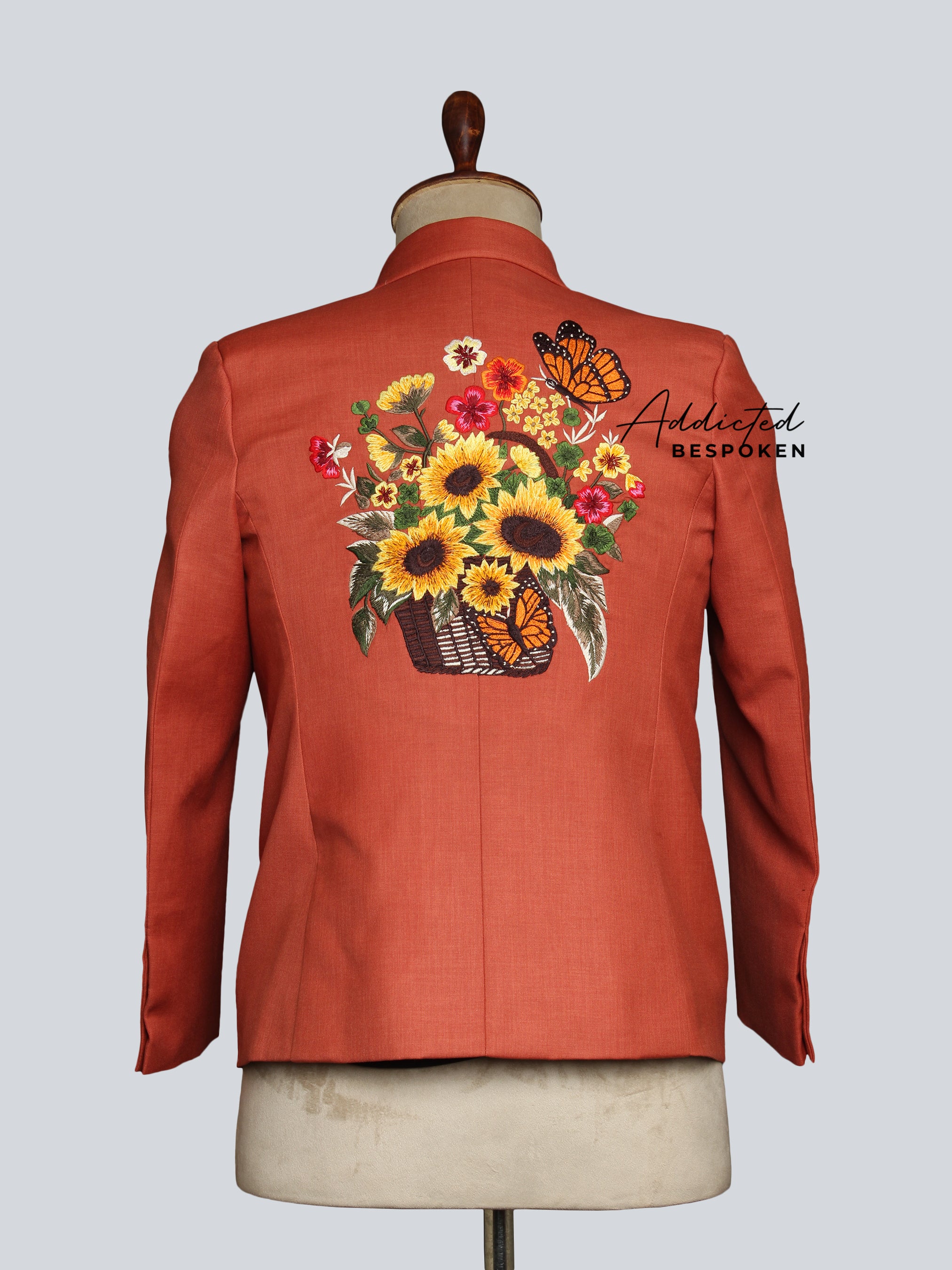 Foliage Inspired Western Suit