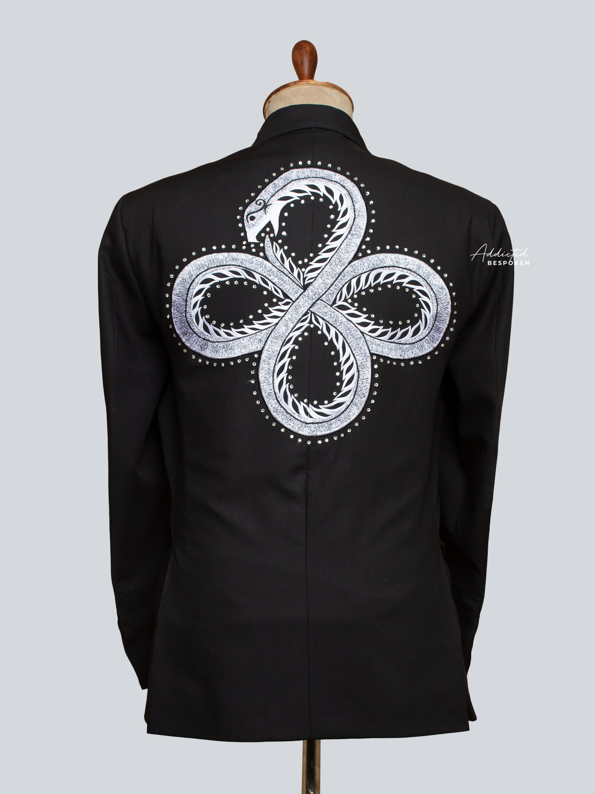 Snake Embellished Signature Suit