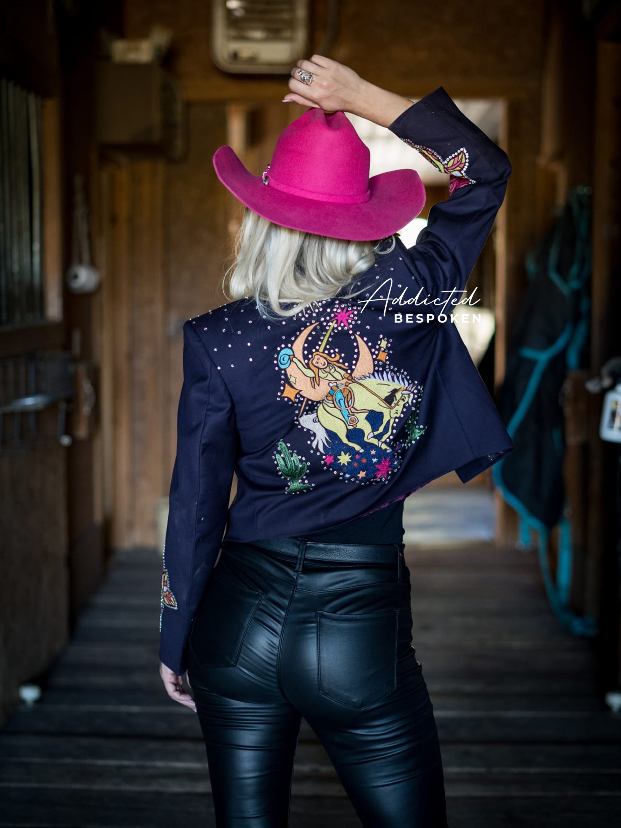 Cowgirl Space Embroidered Blazer