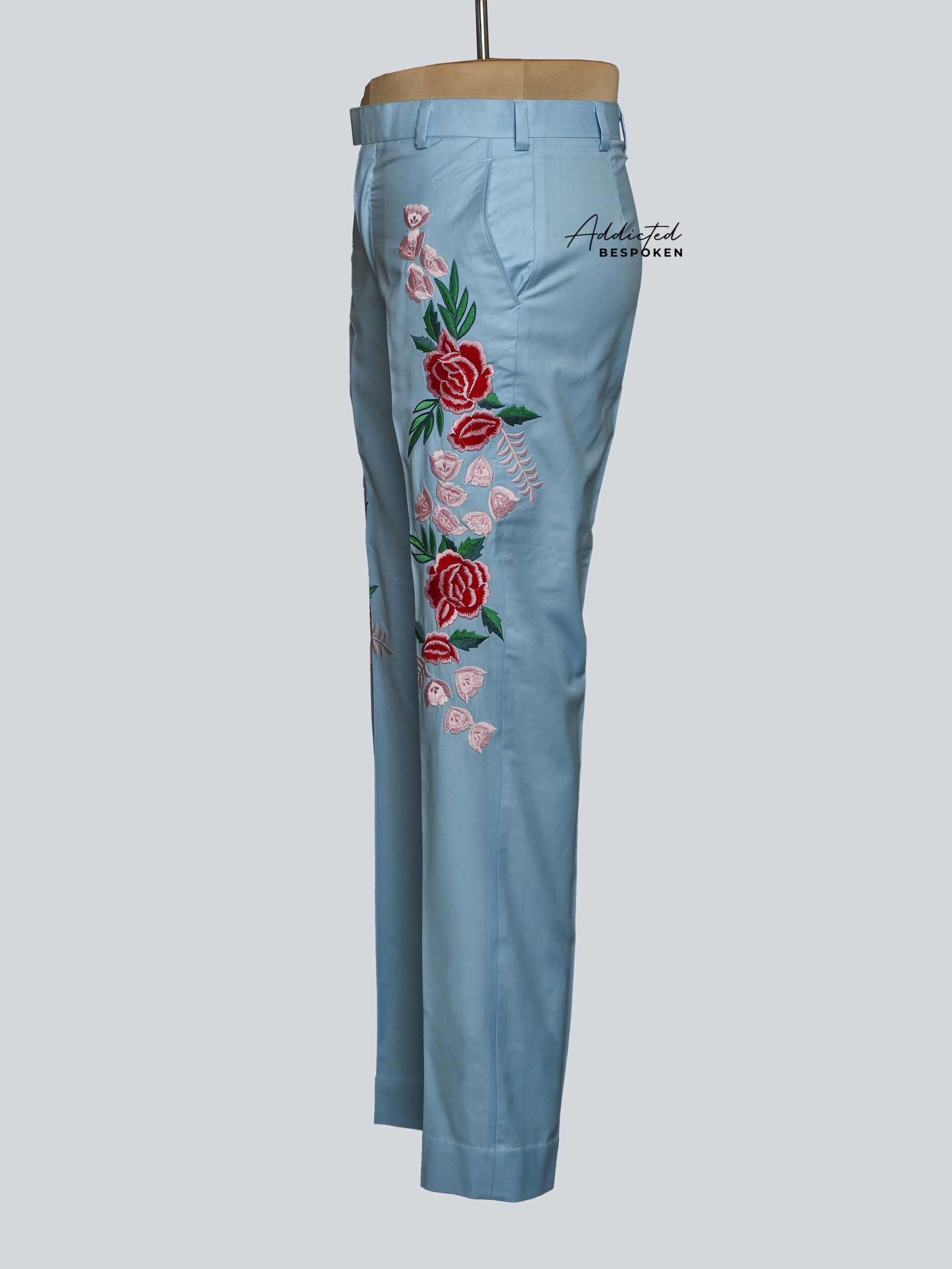 Elegant Floral Western Suit