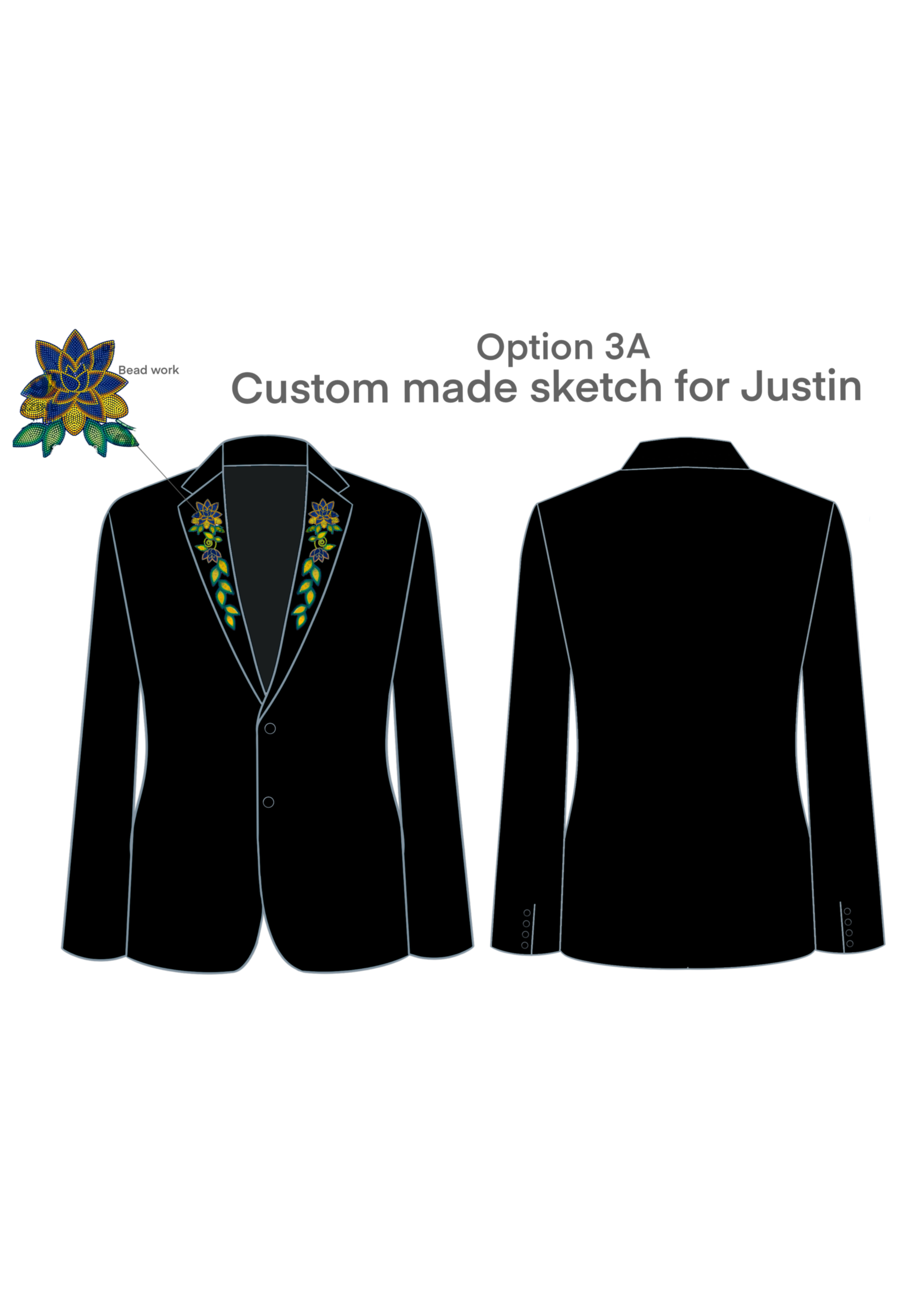 Custom Made Jacket for Justin