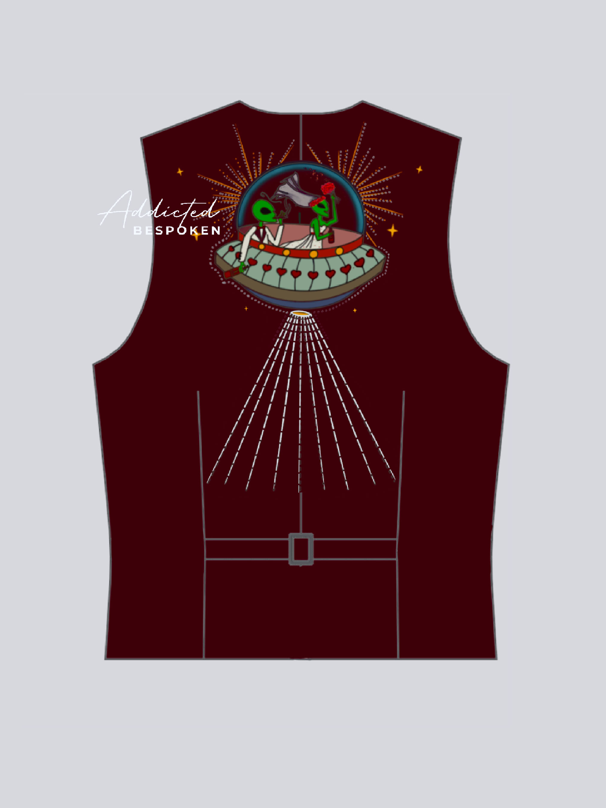 Cosmic Western Embroidered Vest