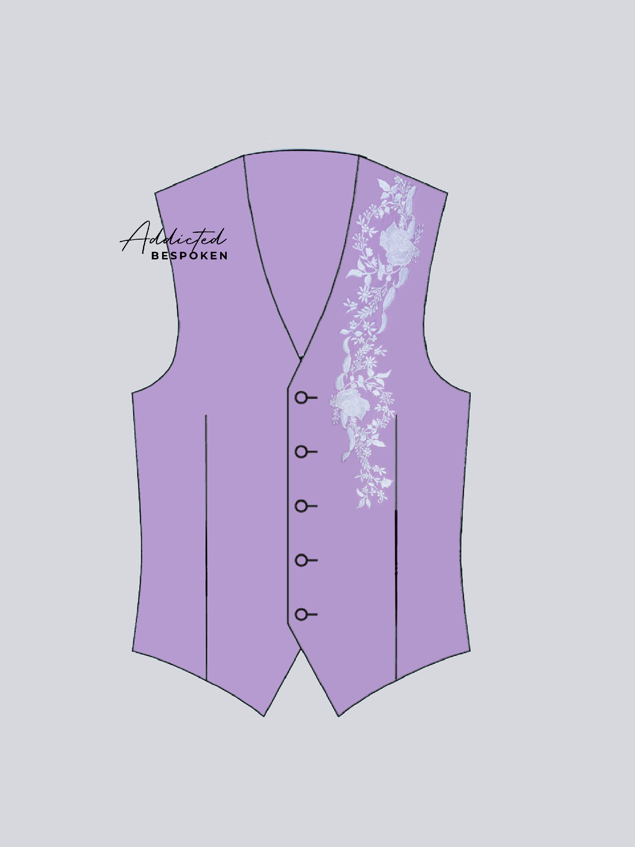 Lavender Bloom Vest