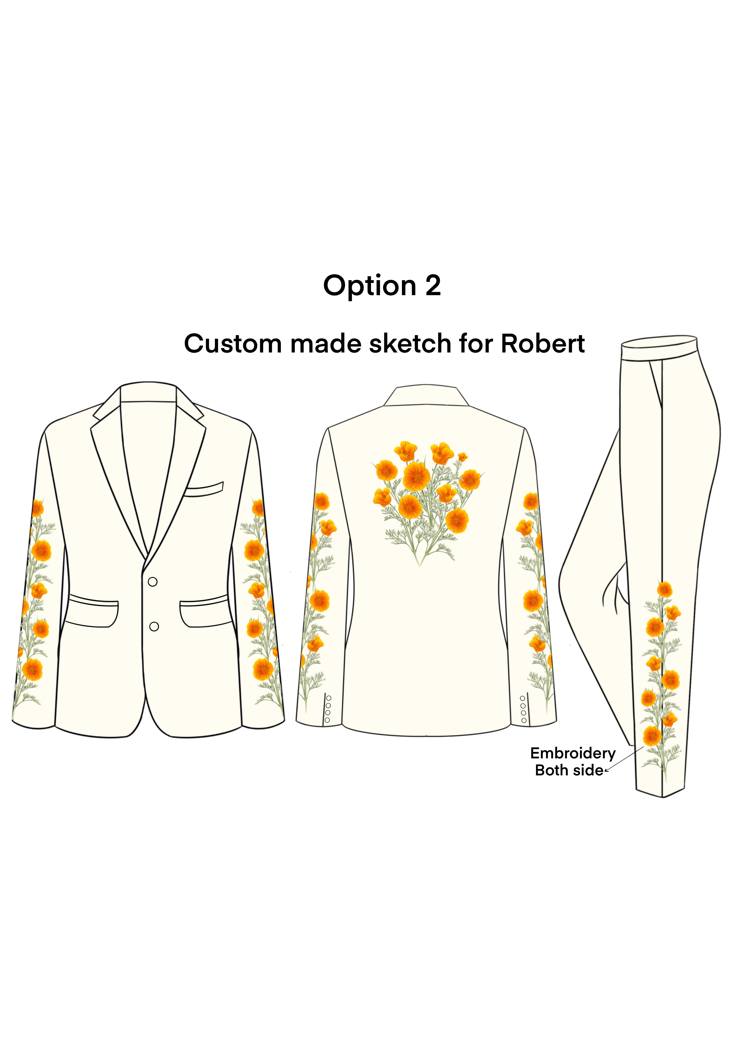 Custom Made suit for Robert