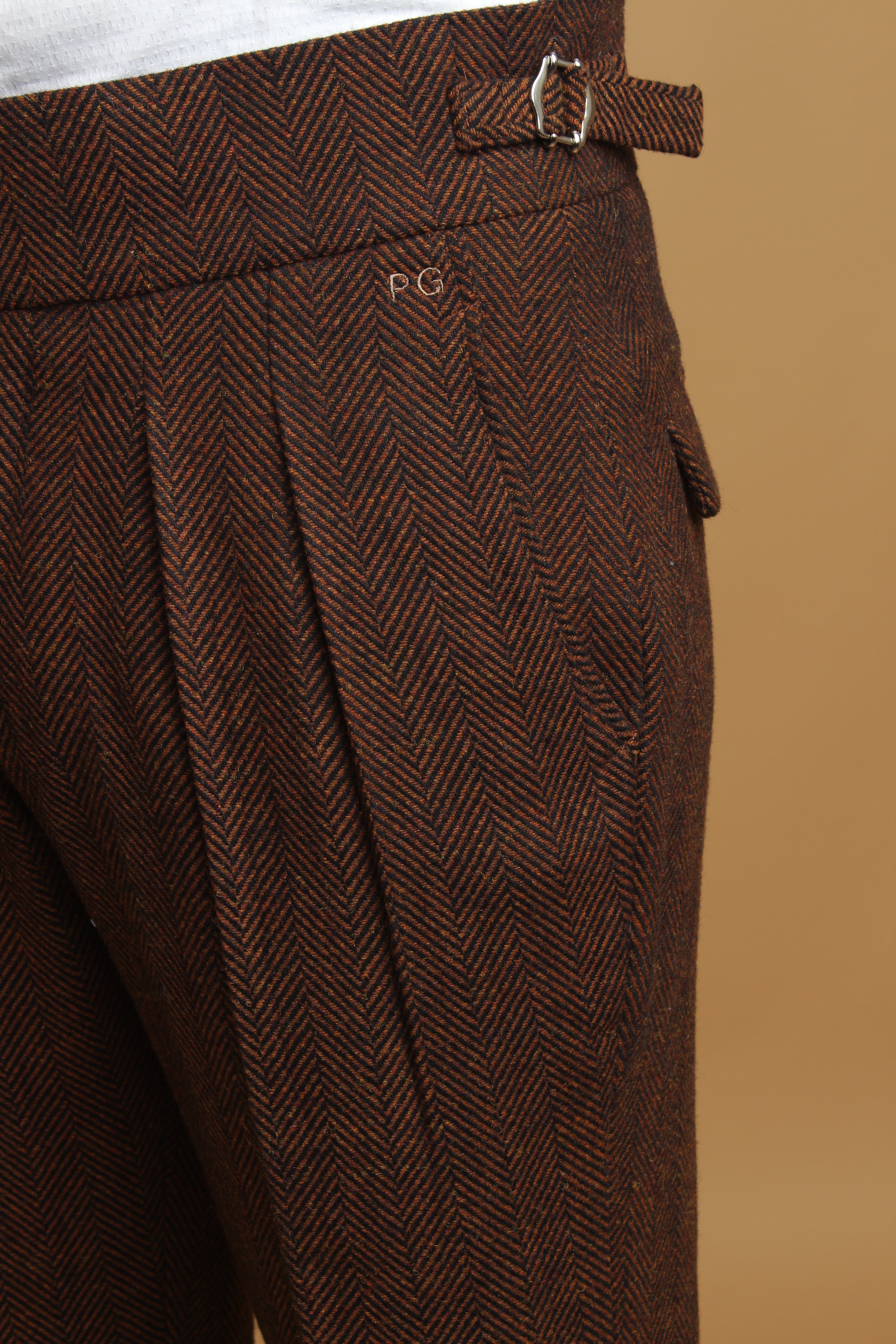 Brown Herringbone Pant (CLS)