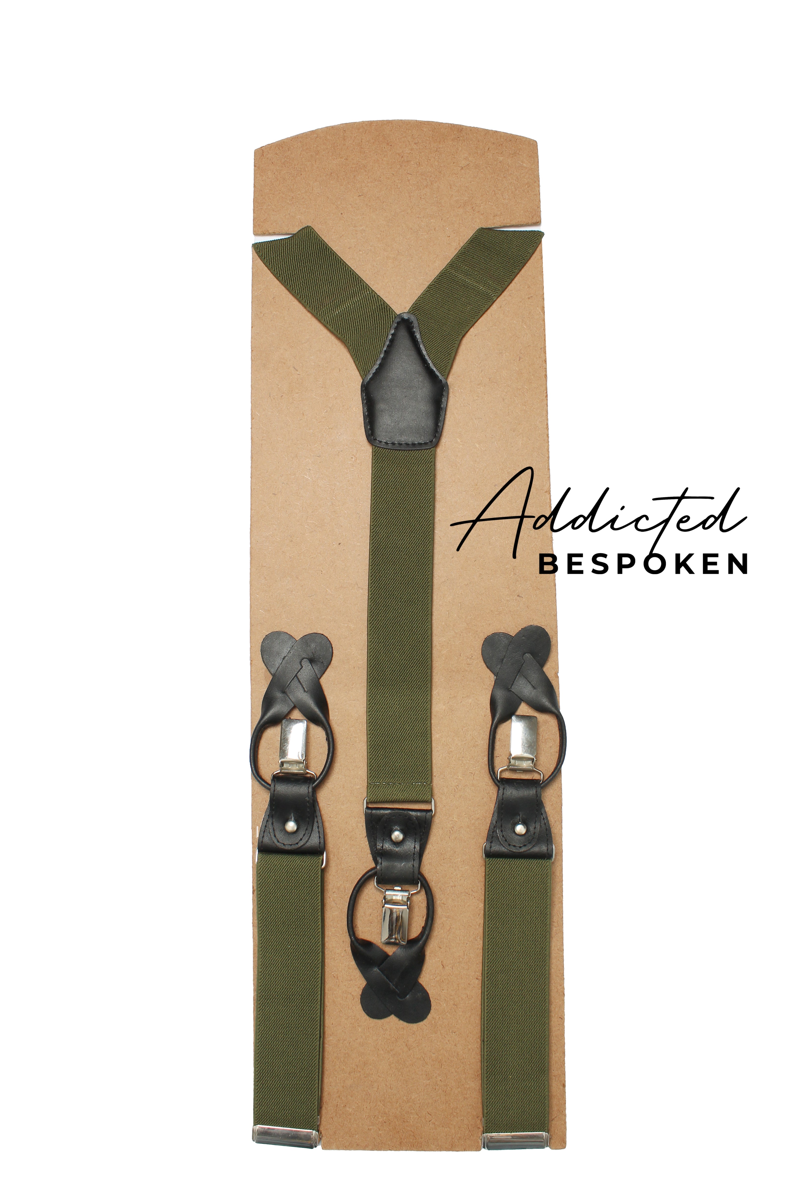 Luxury Green Suspenders