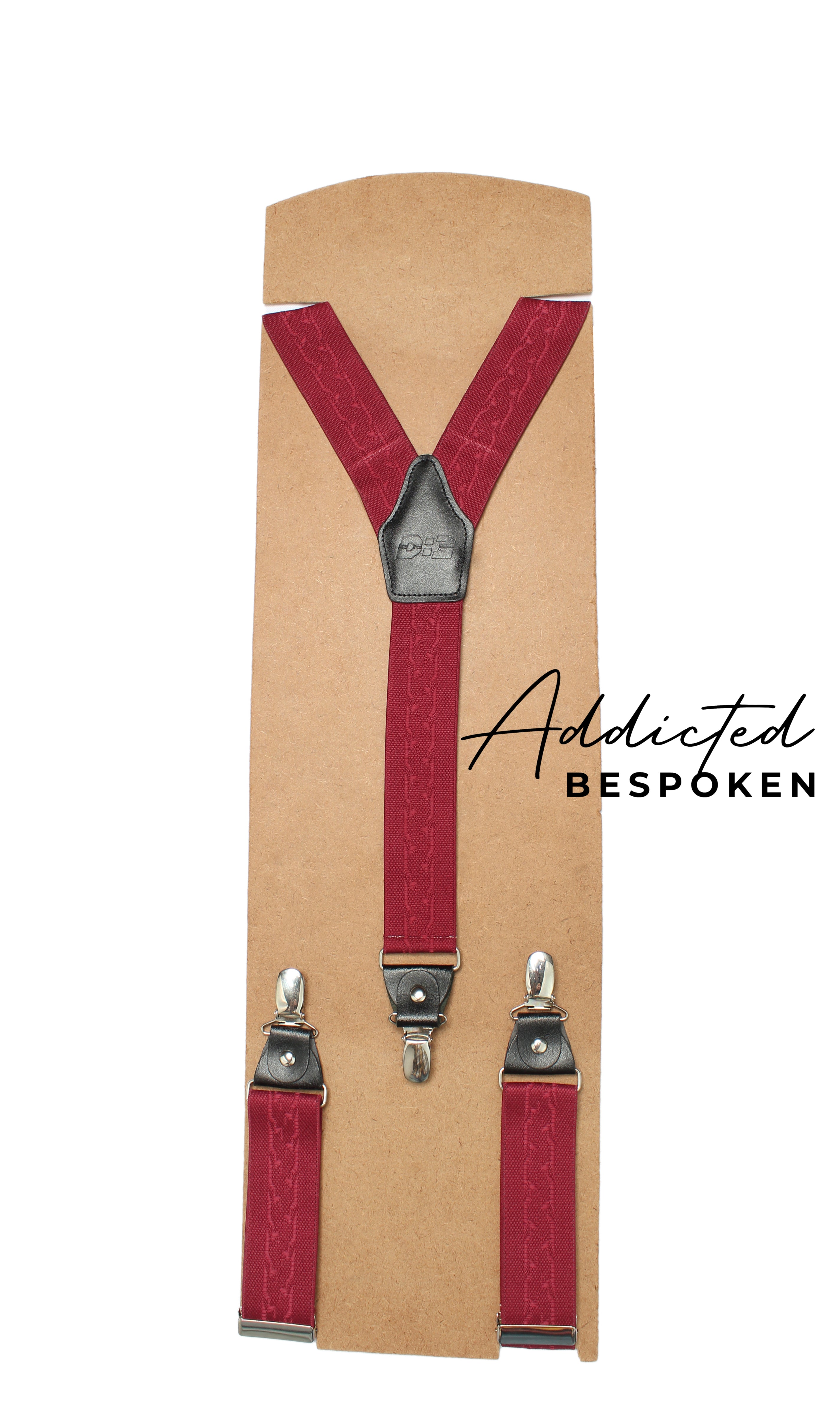 Refined Red Pant-Holder