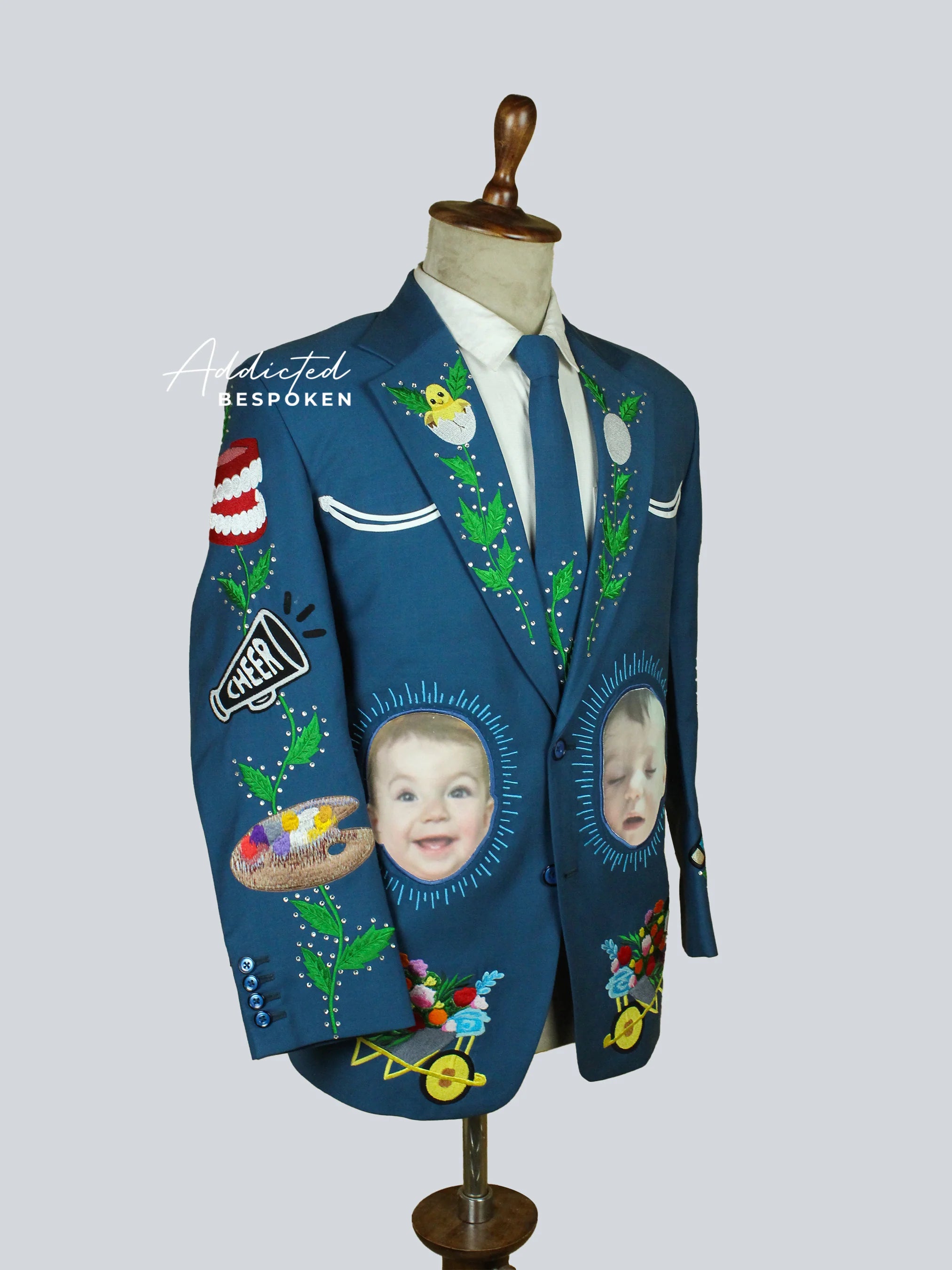 Photo-Realistic Twin Birthday Men's Attire