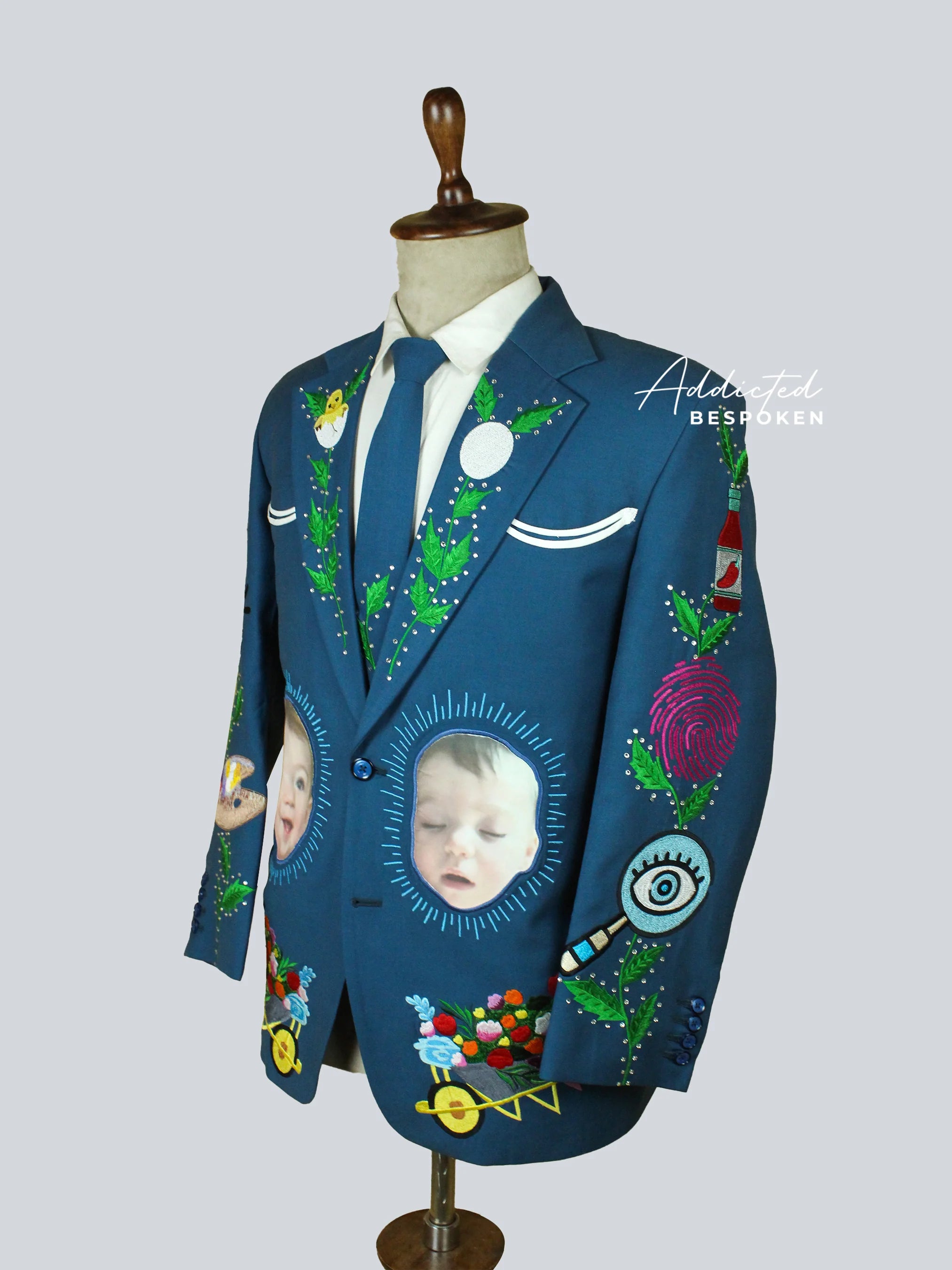 Photo-Realistic Twin Birthday Men's Attire