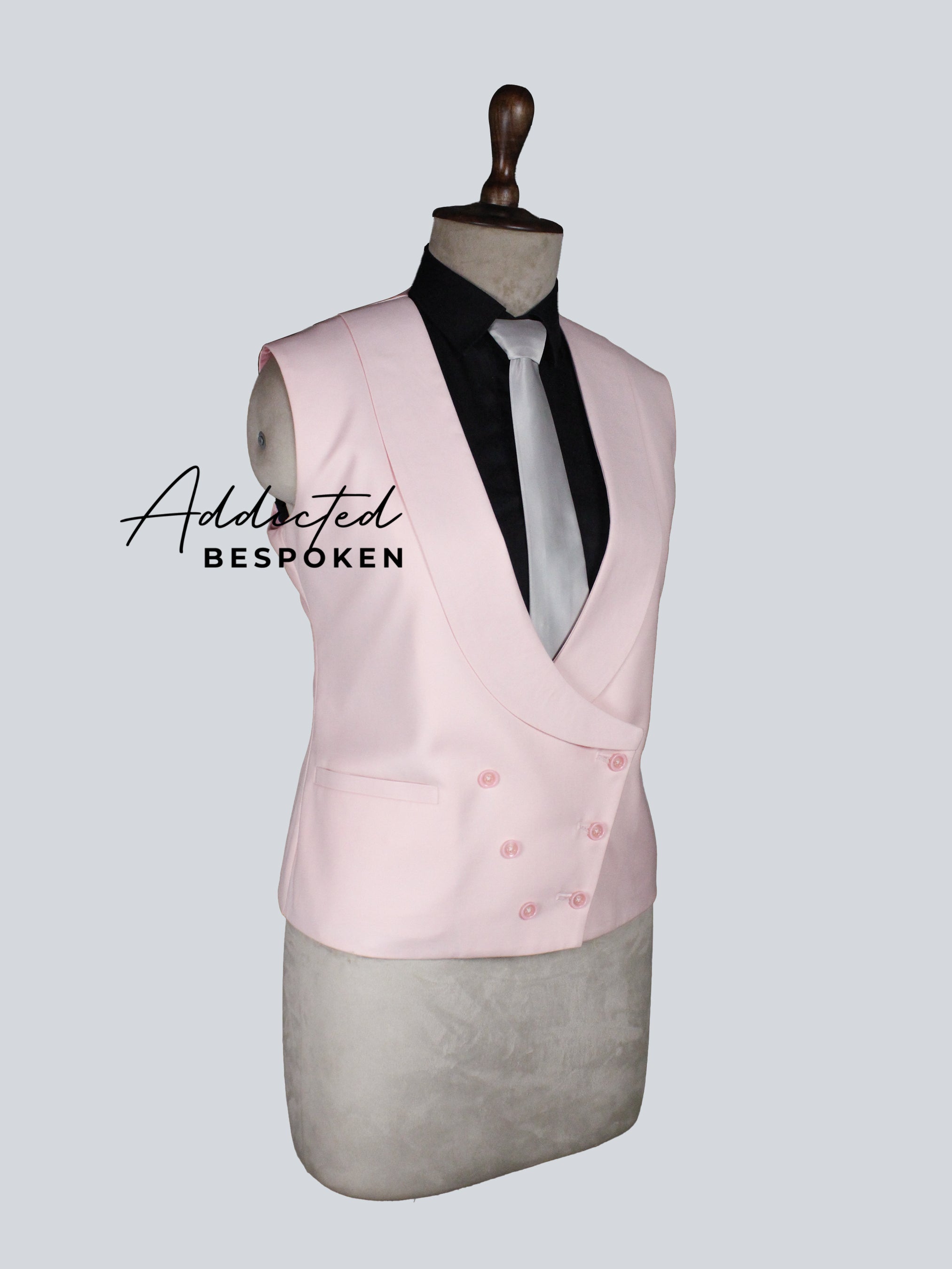 Formal Pink Single Breasted Attire