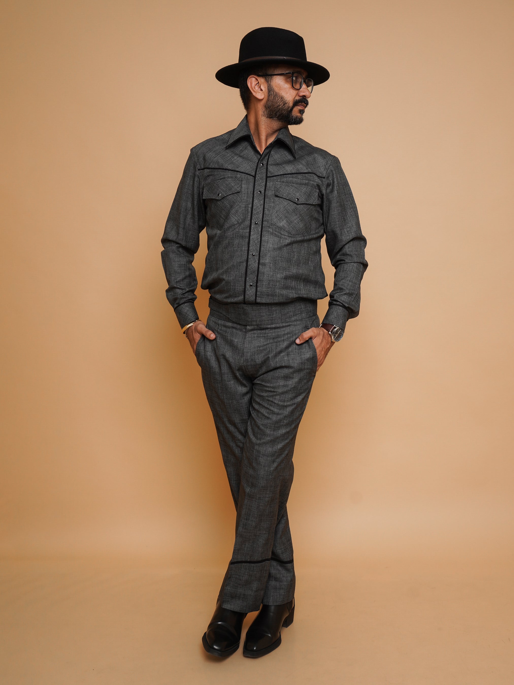 Western Modern Straight-fit Pants