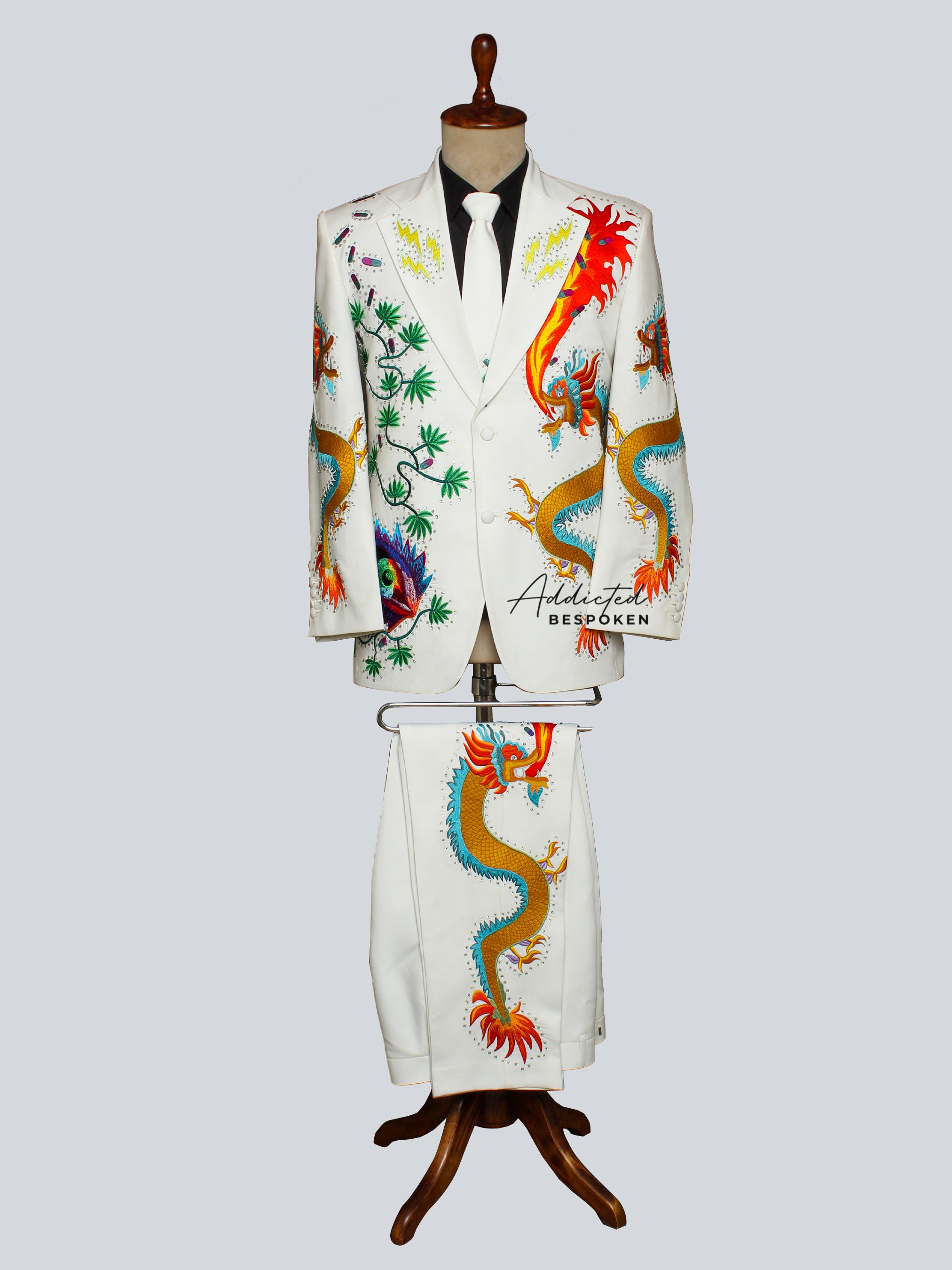 Dragon Embroidered Attire