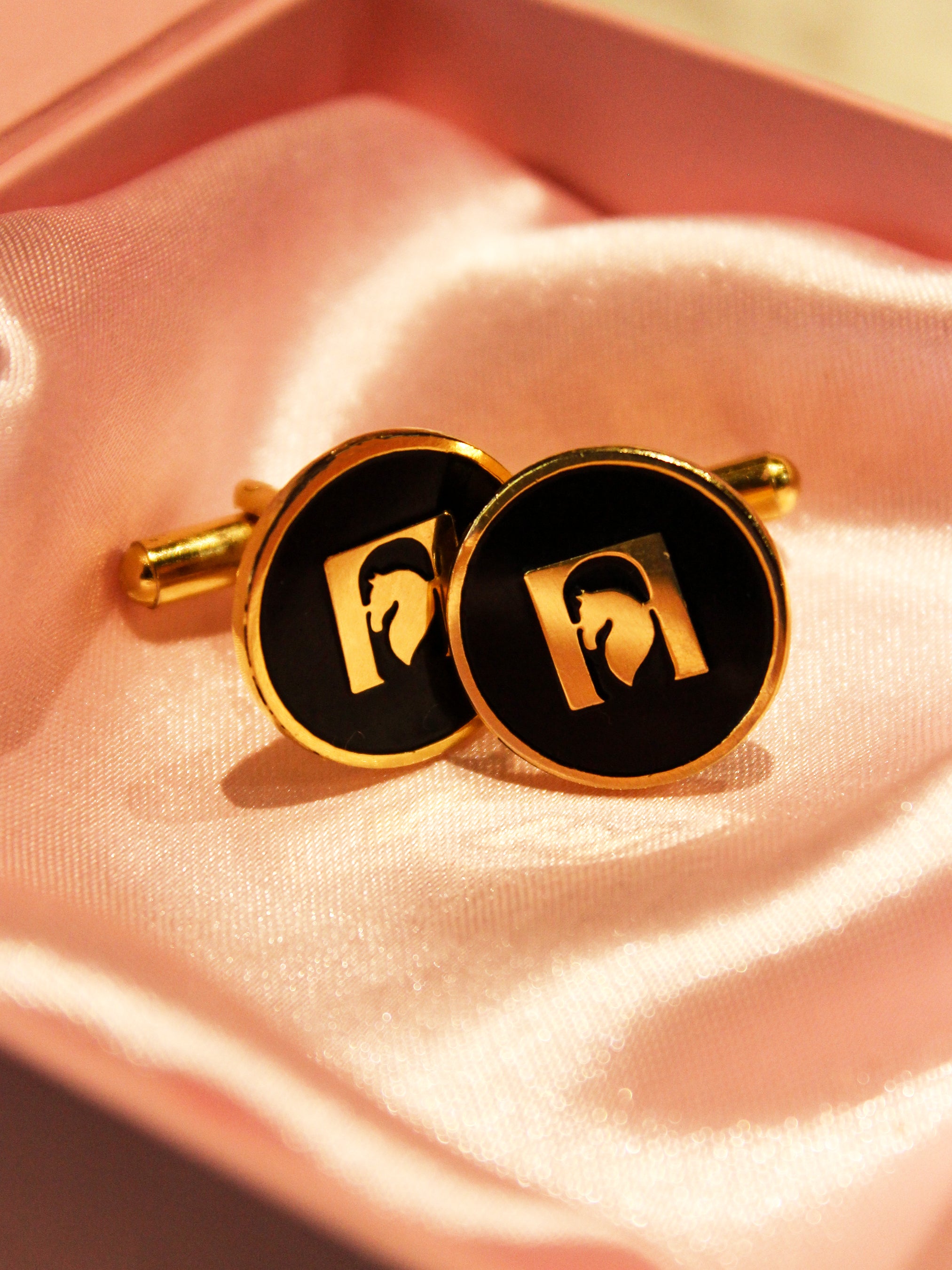 Designer Cufflinks with Custom Monogram