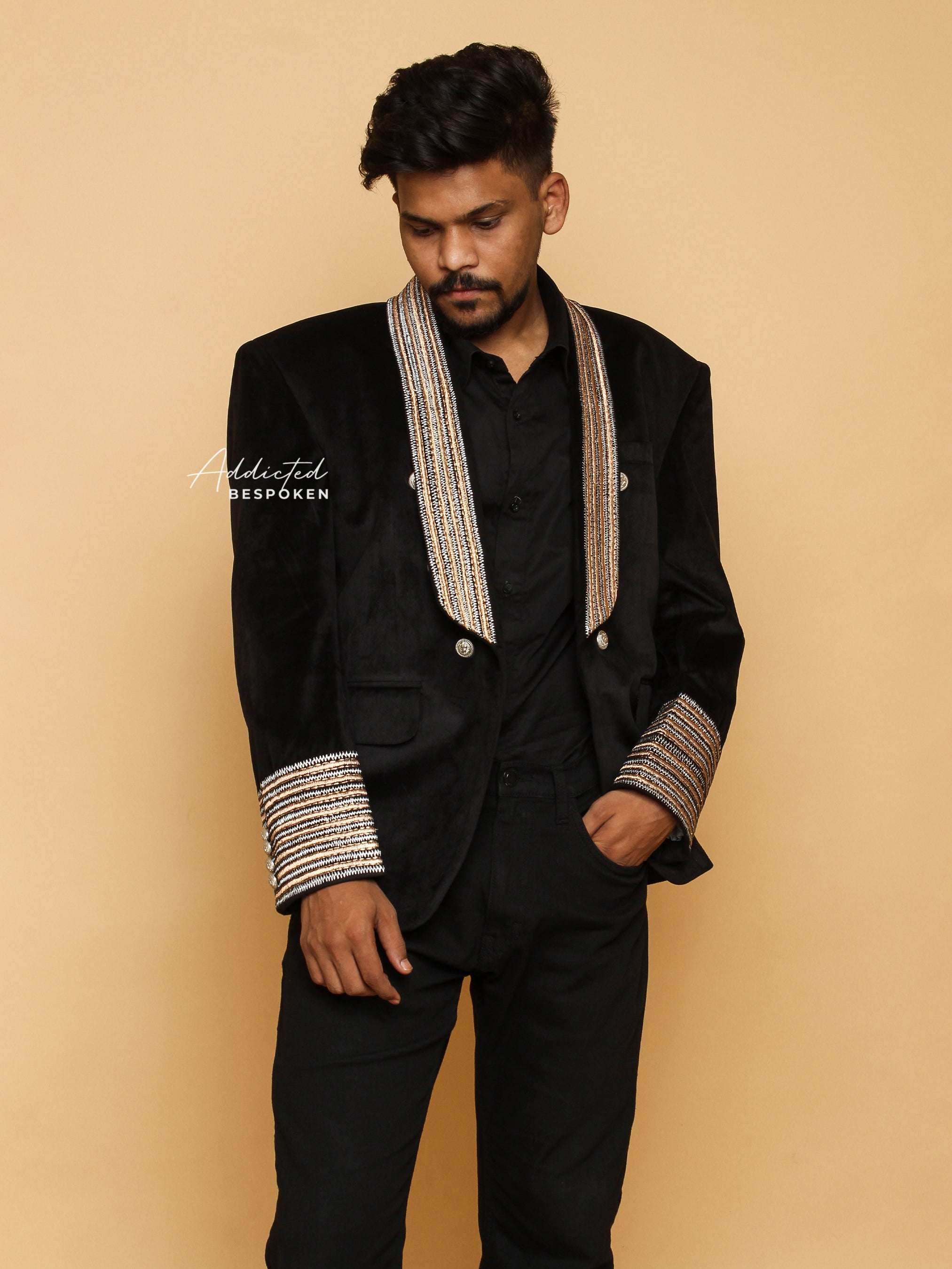 Modern Luxe Embroidered Suit