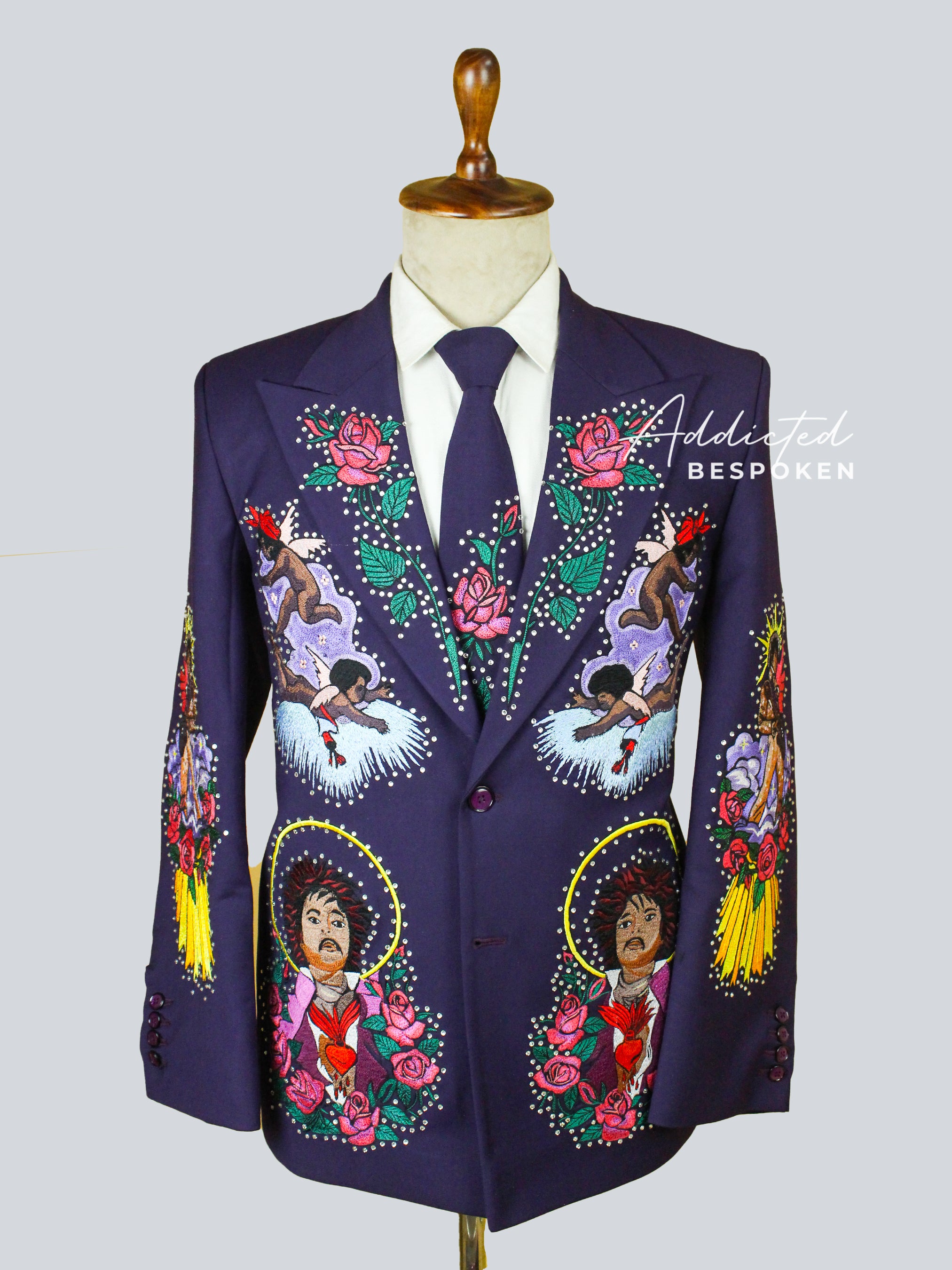 Divine Icon Embroidered Suit