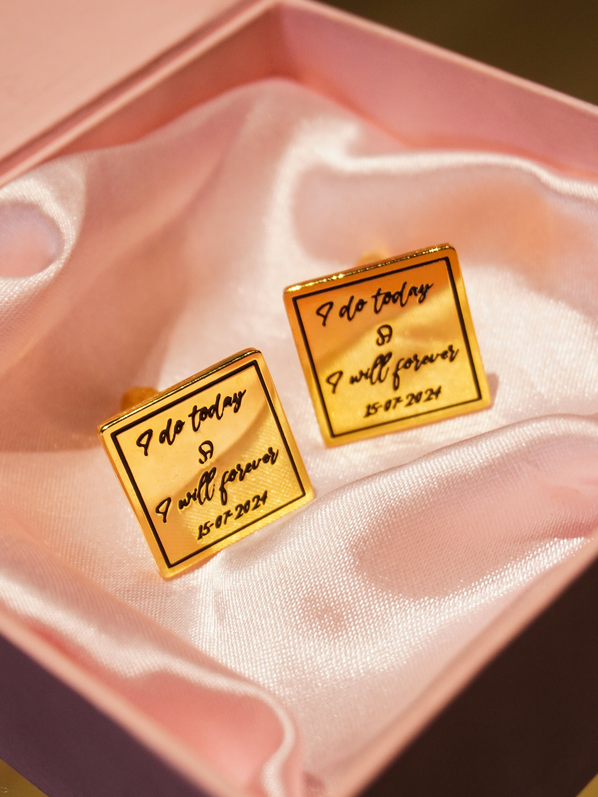 Custom Text Cufflinks