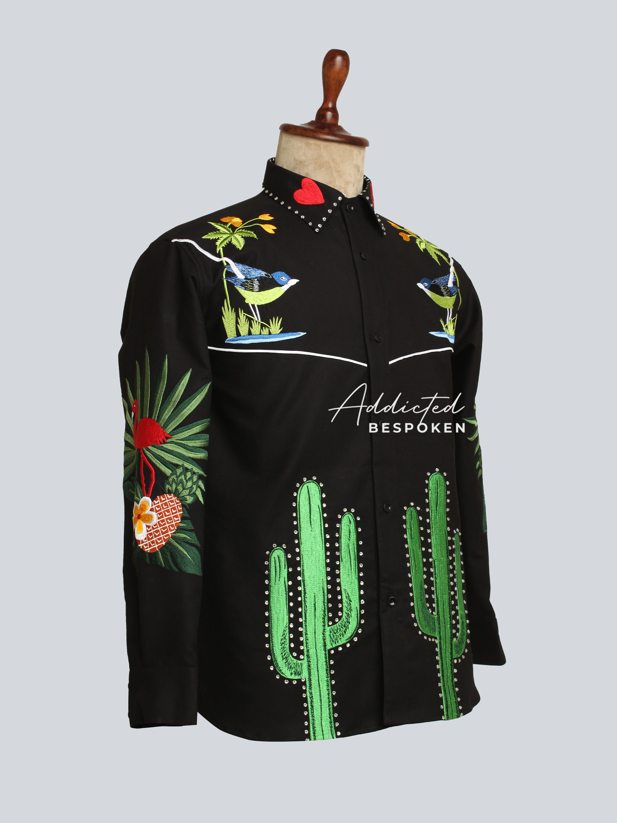 Western Bird & Cactus Shirt