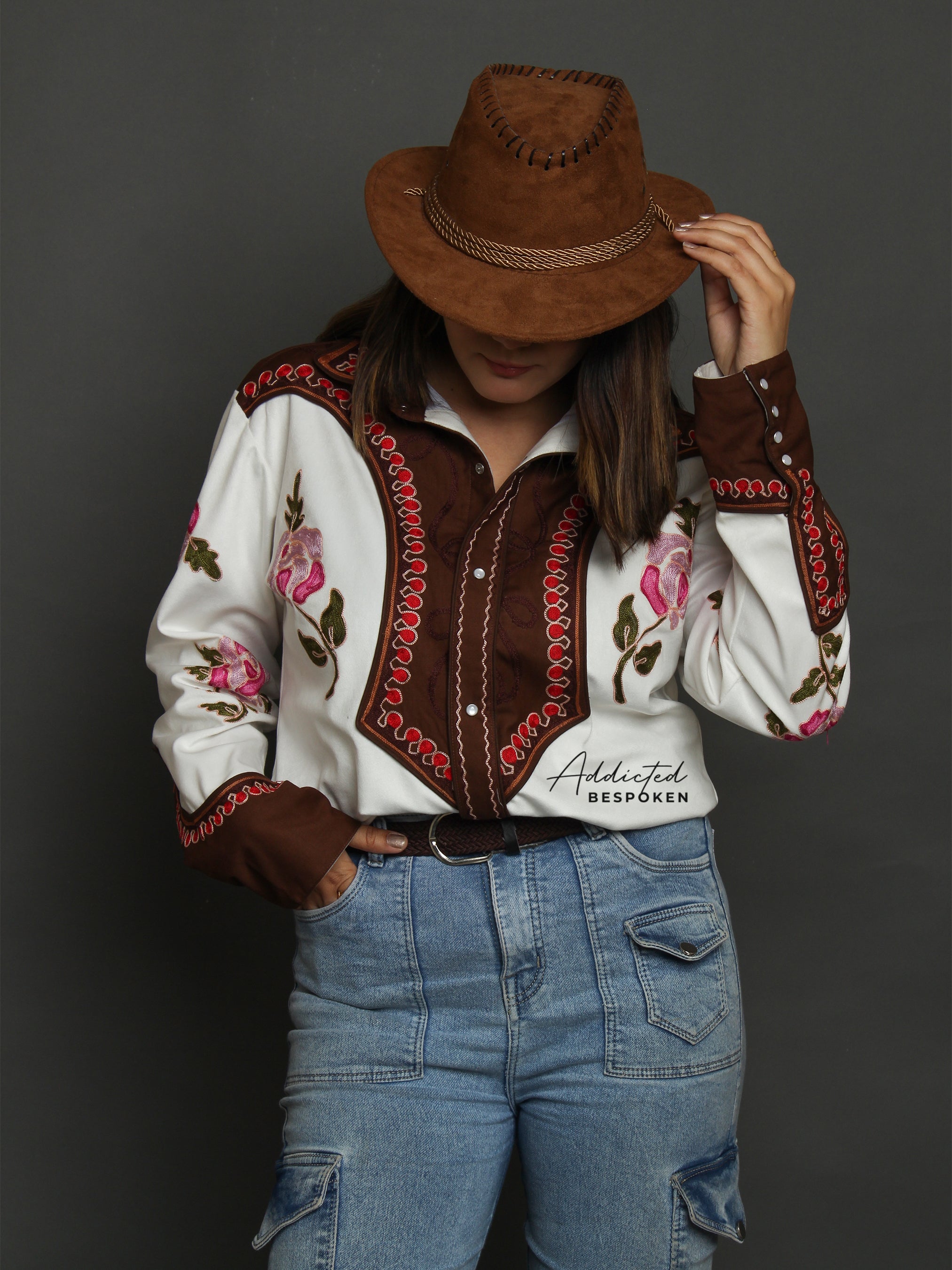 American Flag Cowgirl Shirt (CLS)