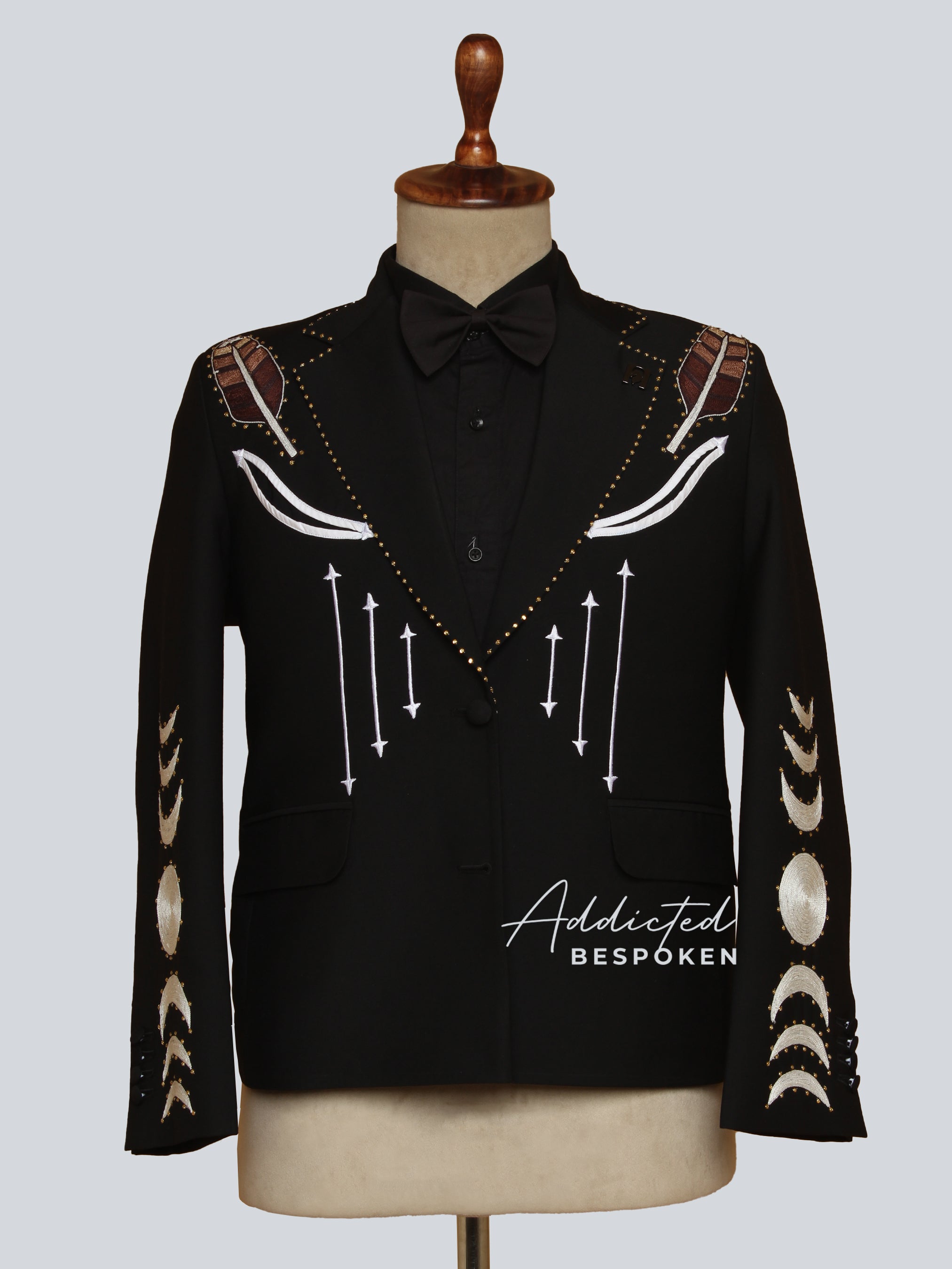 Embroidered Western Blazer