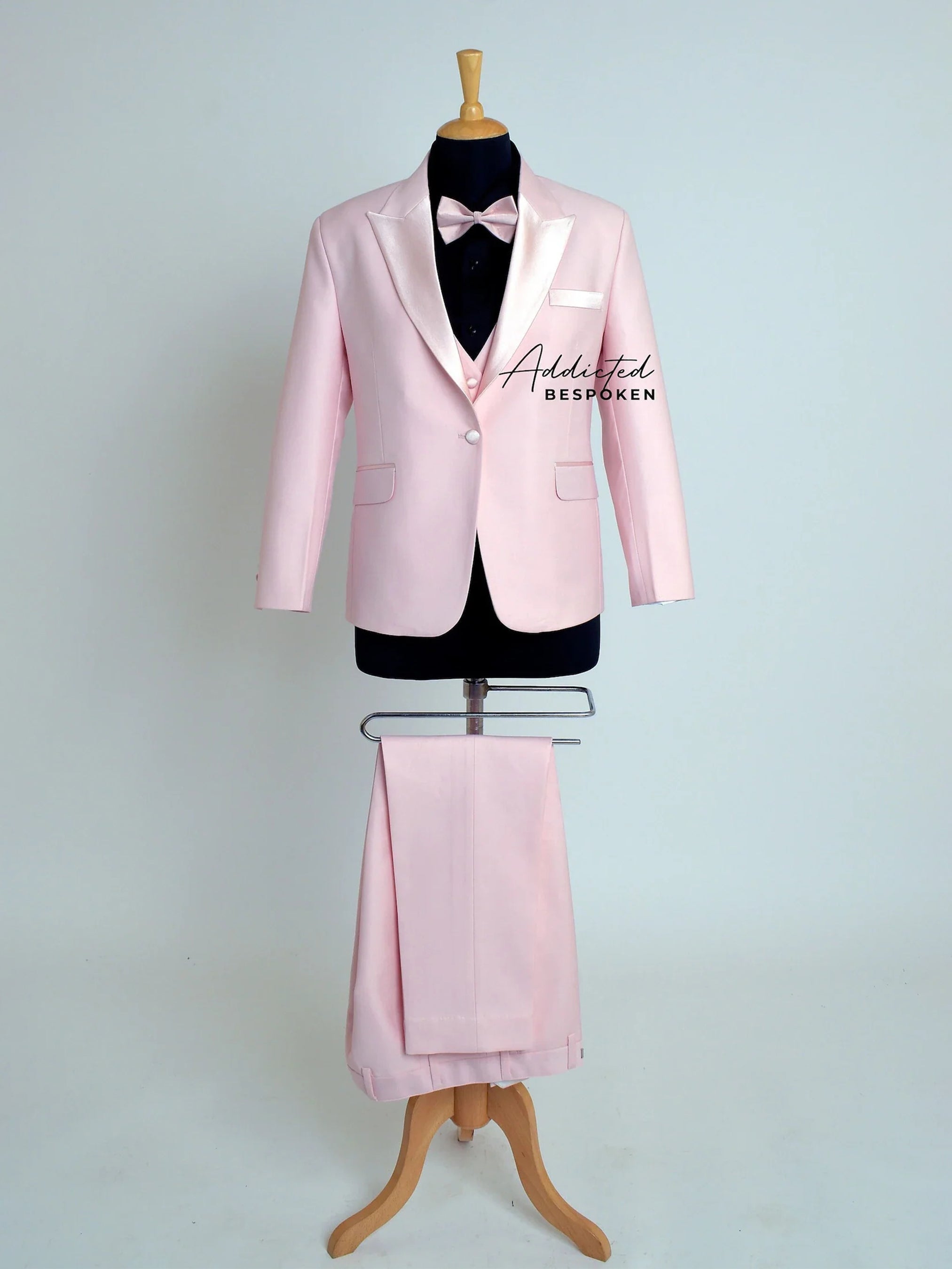 Pink Tuxedo Suit 