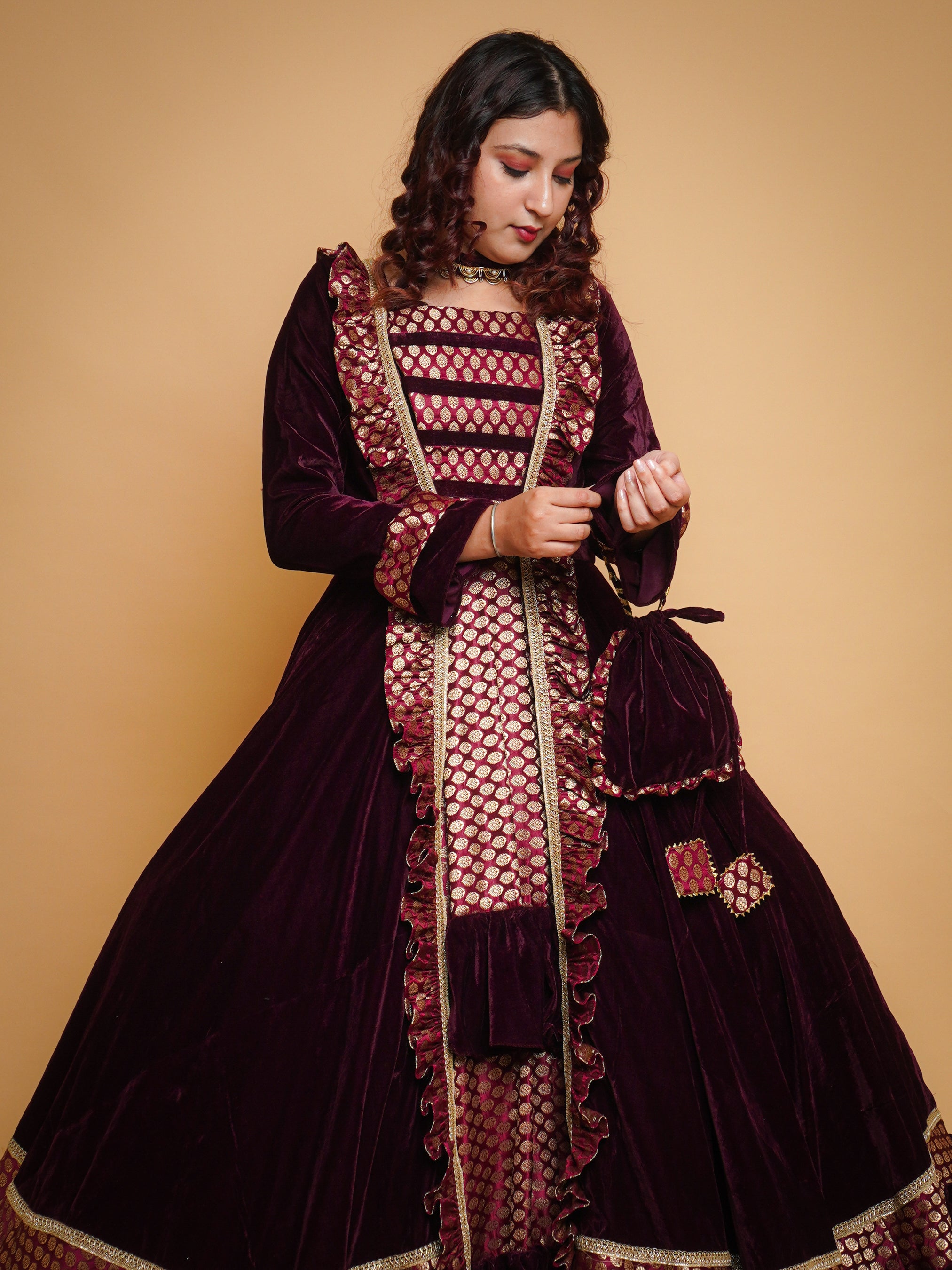 The Velvet Throne | Victorian Gown