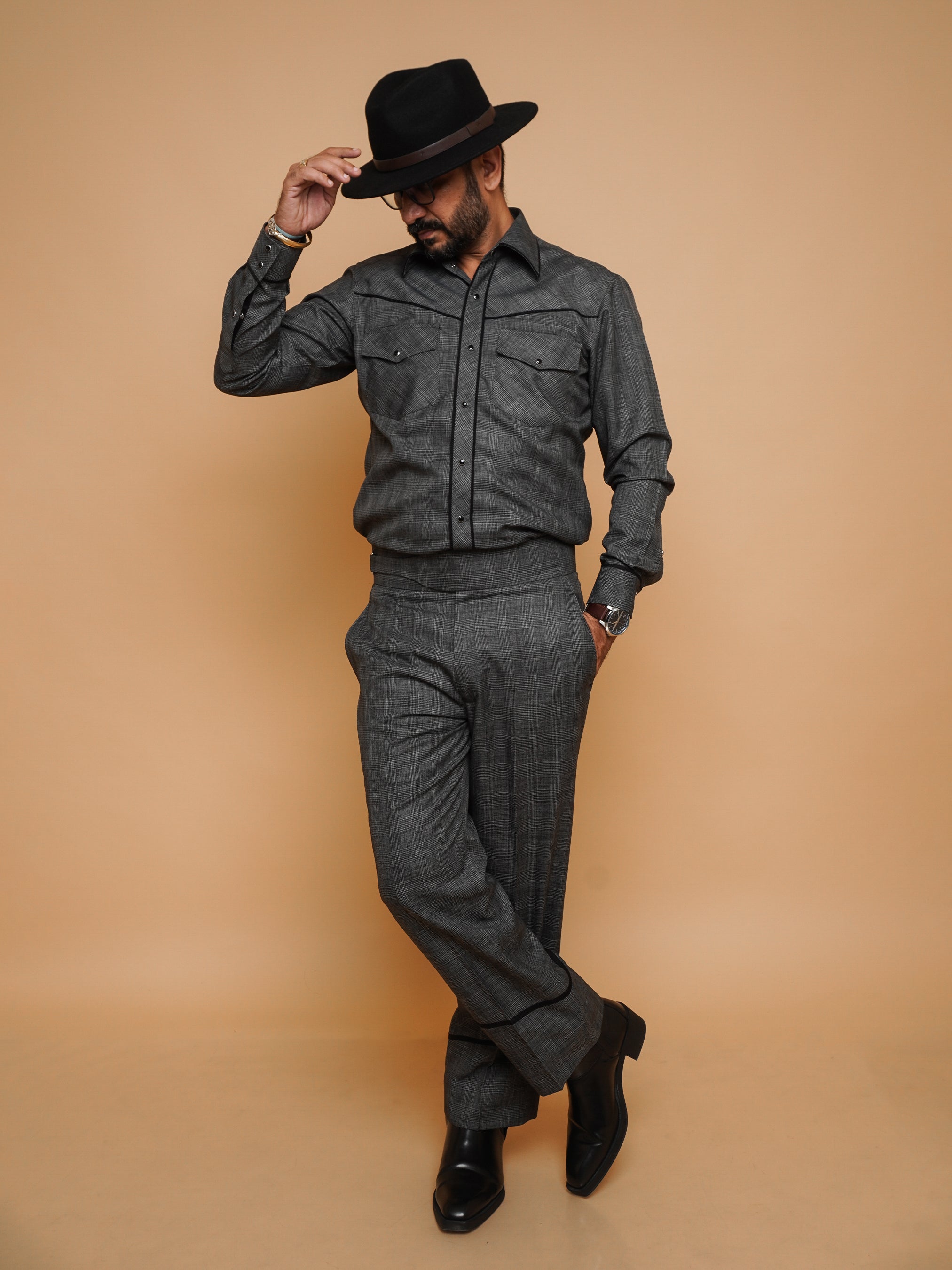 Western Modern Straight-fit Pants