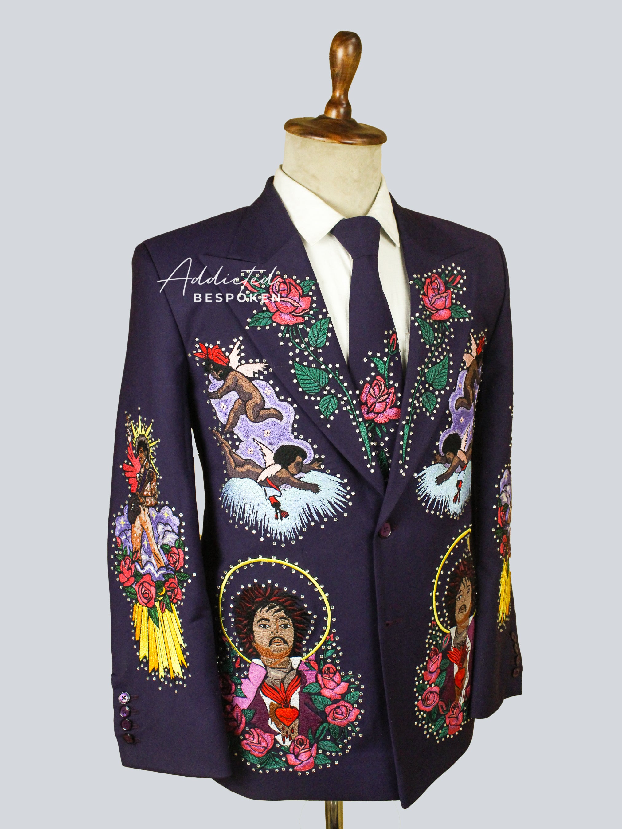 Divine Icon Embroidered Suit